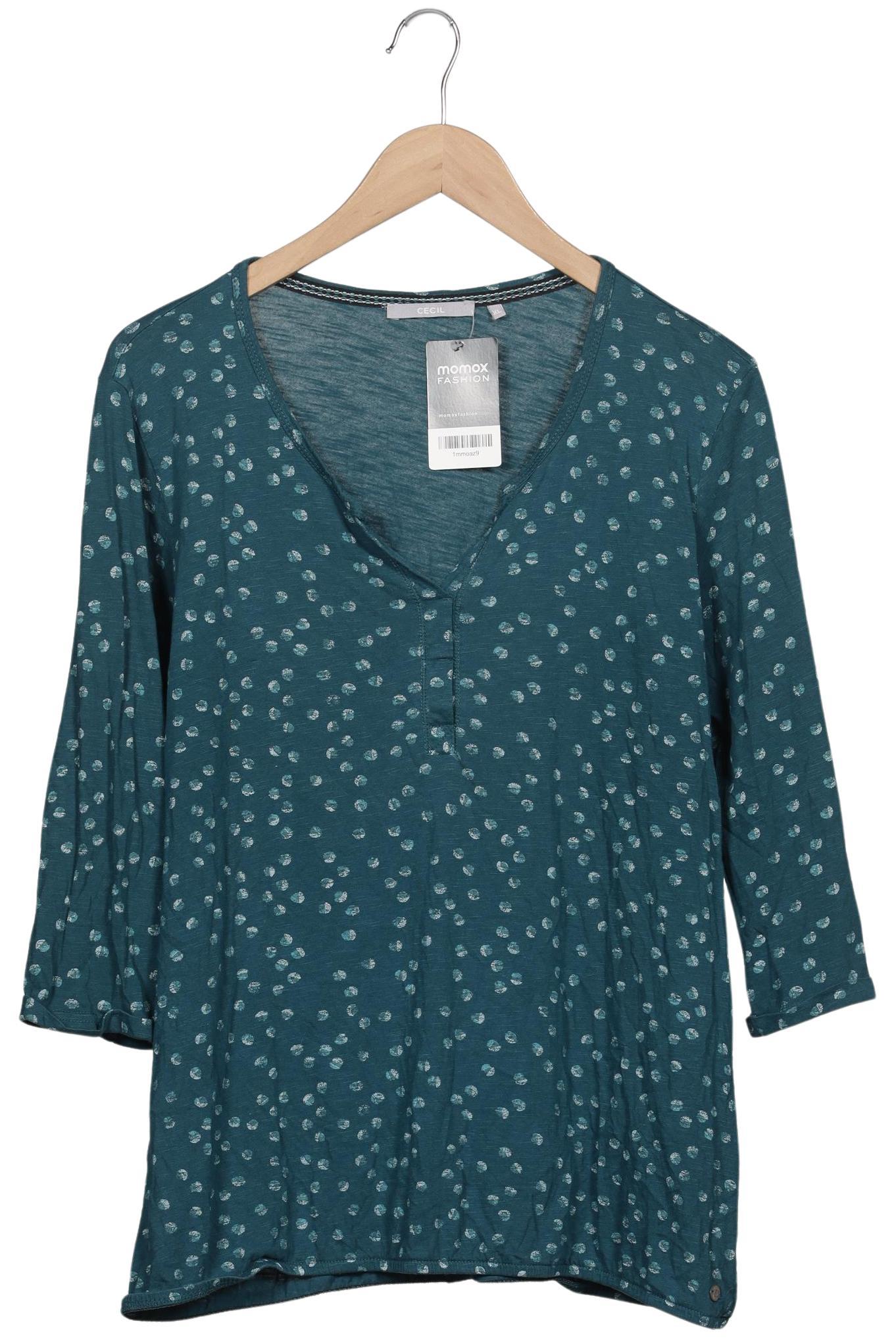 

Cecil Damen Langarmshirt, grün, Gr. 44