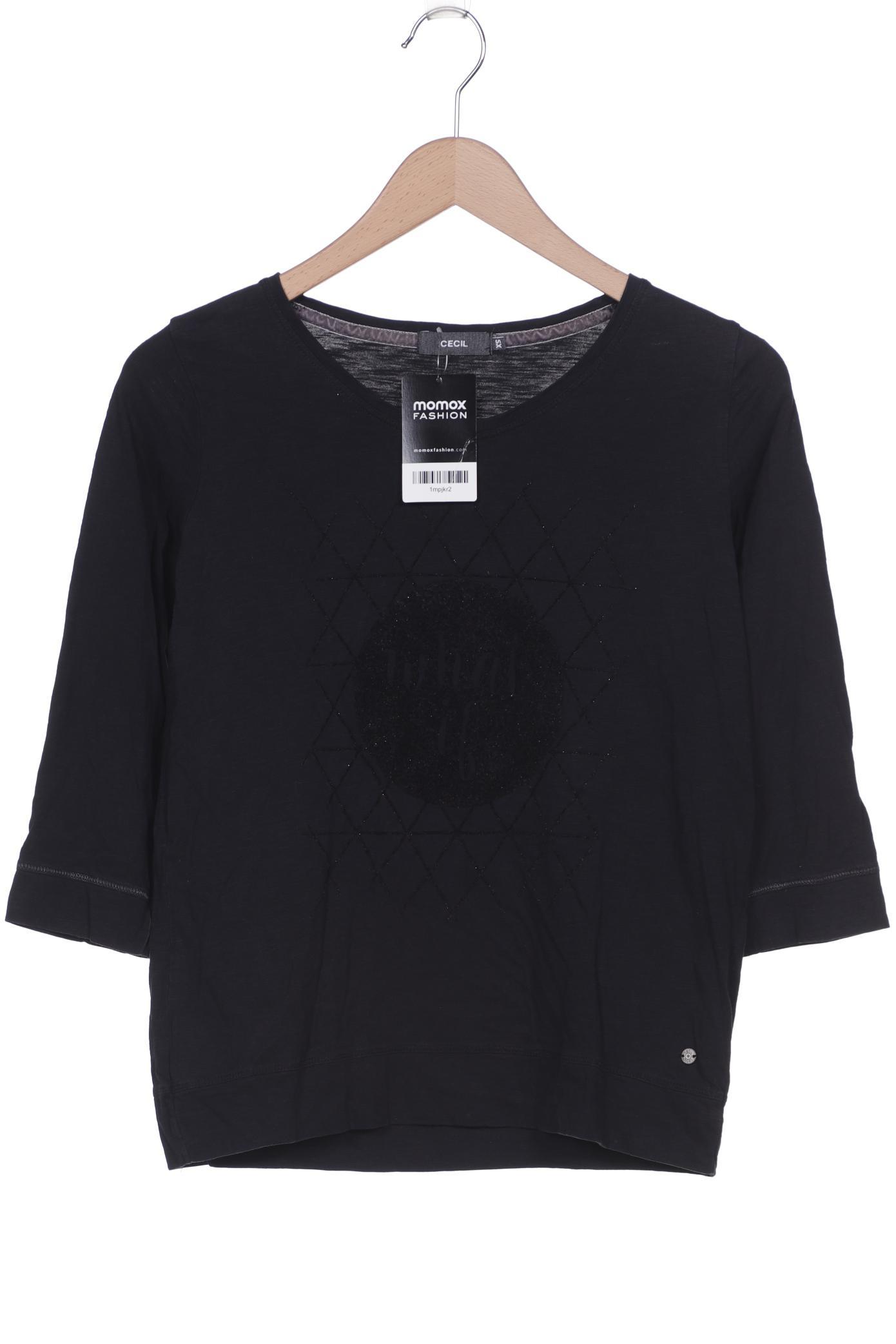 

CECIL Damen Langarmshirt, schwarz