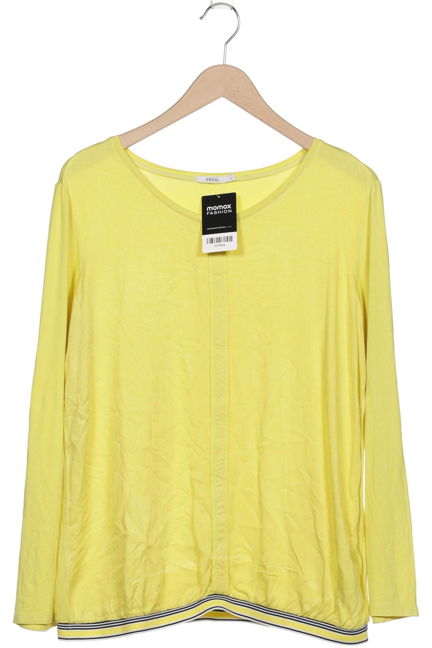 

Cecil Damen Langarmshirt, gelb, Gr. 42