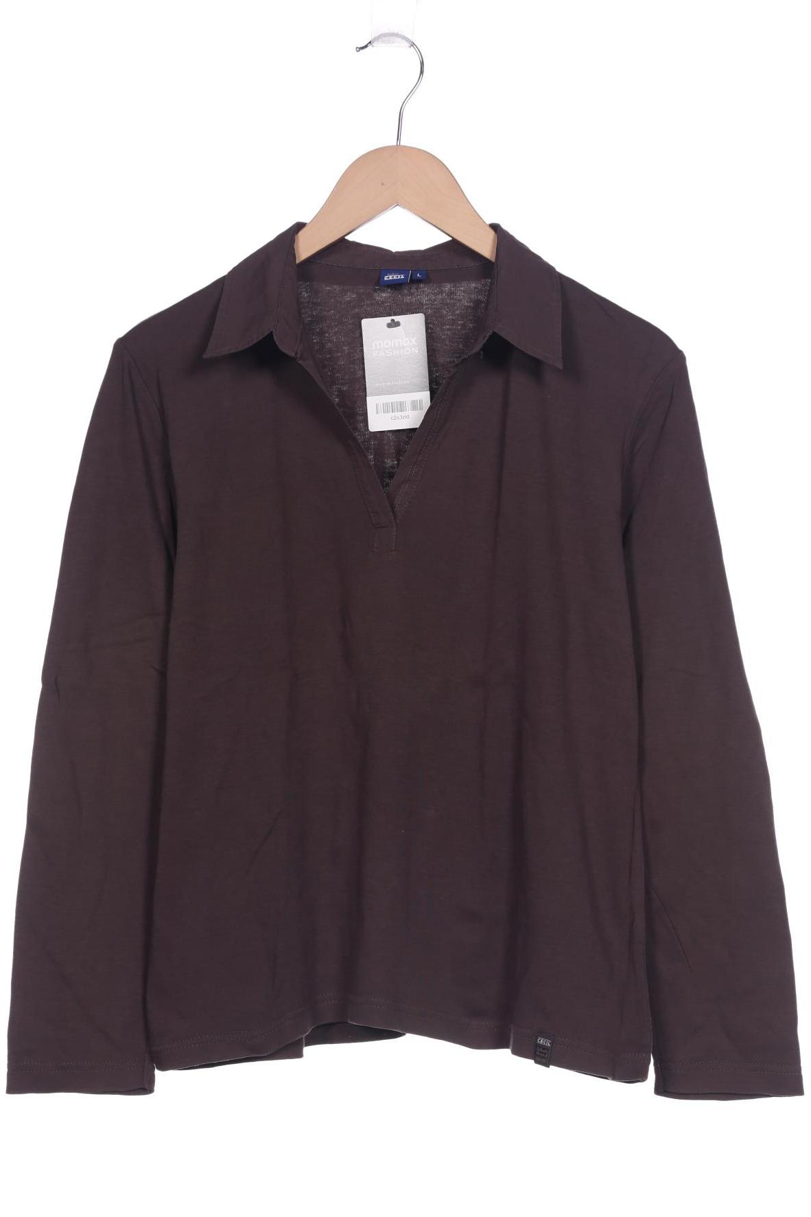 

Cecil Damen Langarmshirt, braun, Gr. 42