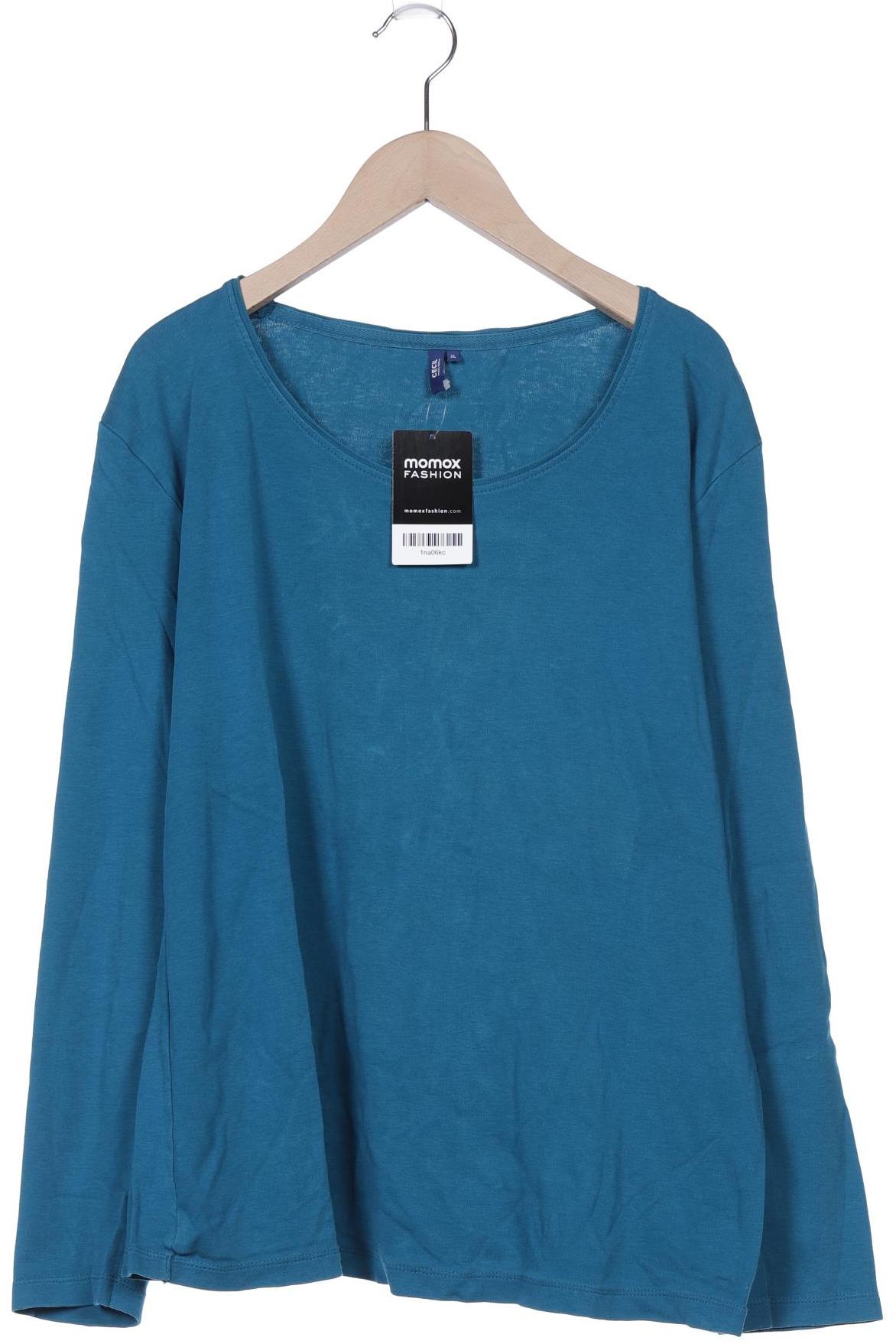 

Cecil Damen Langarmshirt, blau, Gr. 44