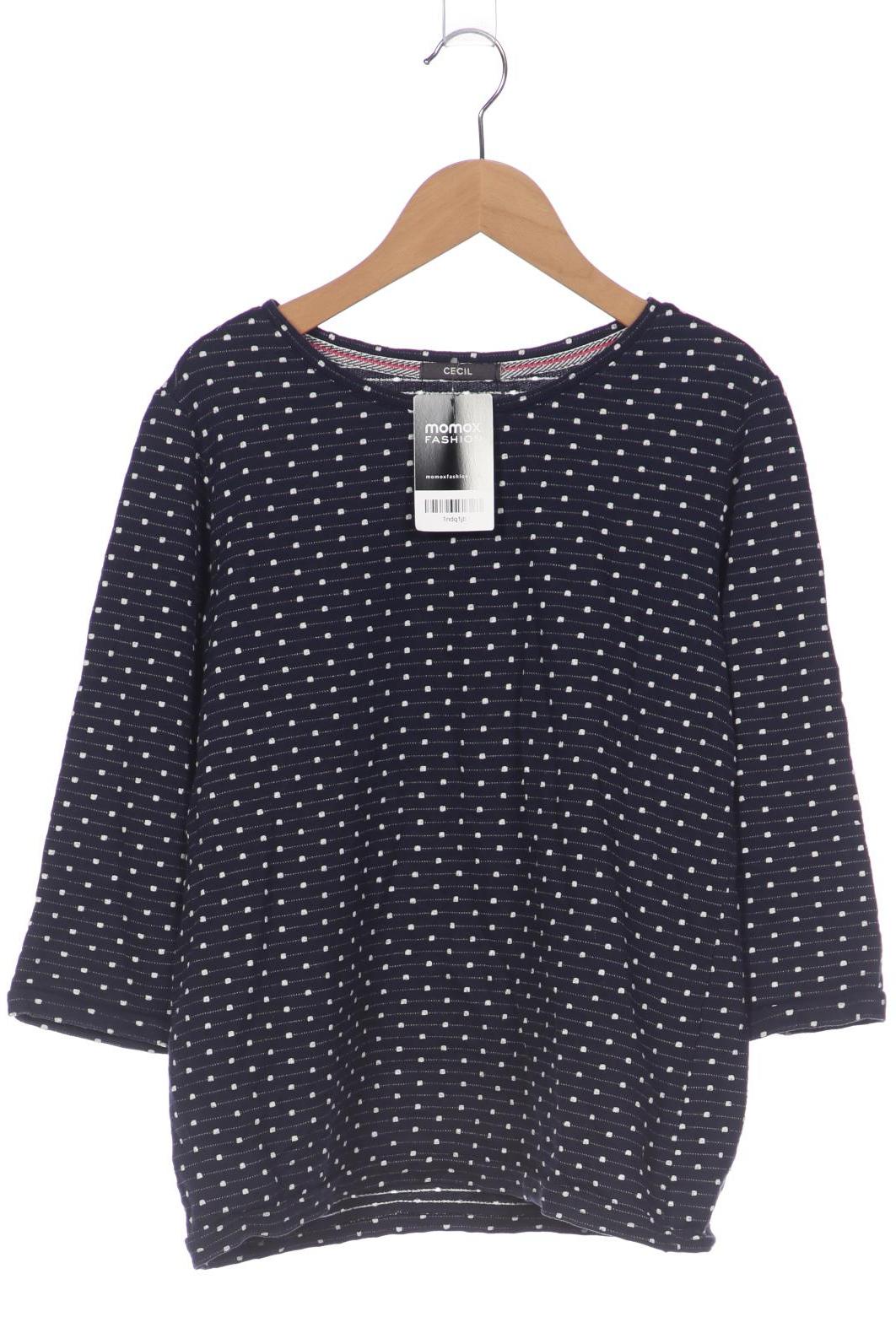 

Cecil Damen Langarmshirt, marineblau, Gr. 38