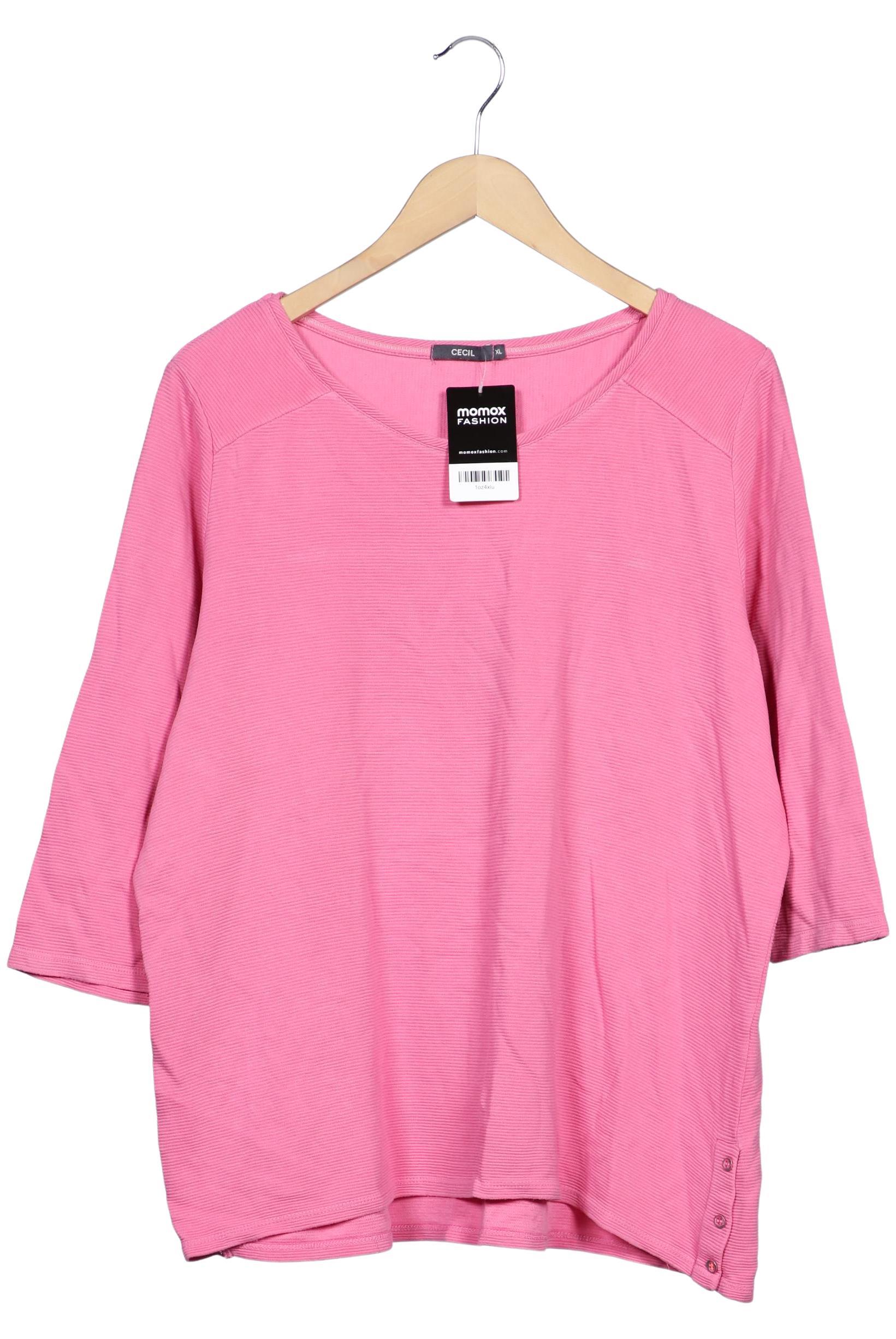

Cecil Damen Langarmshirt, pink, Gr. 44
