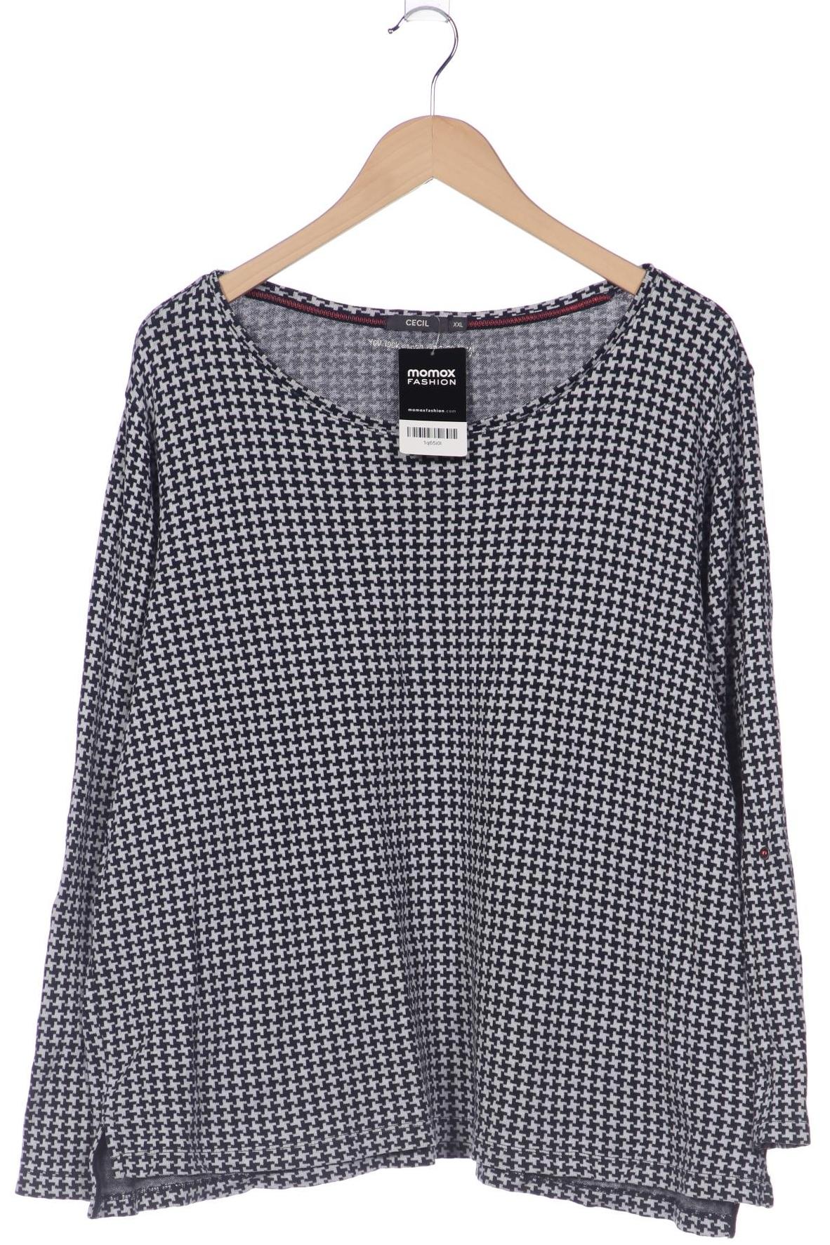 

Cecil Damen Langarmshirt, marineblau, Gr. 46