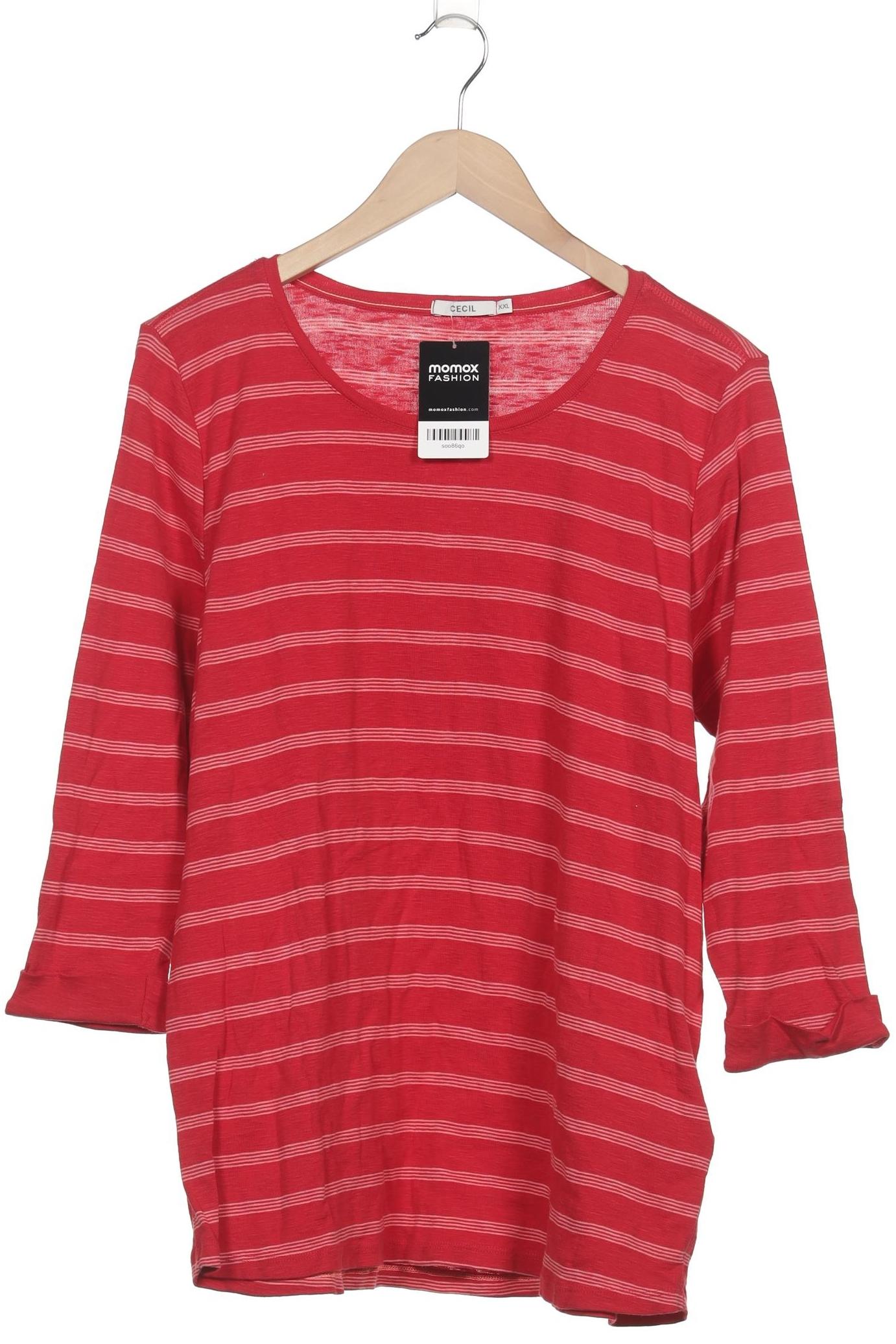 

Cecil Damen Langarmshirt, rot, Gr. 46