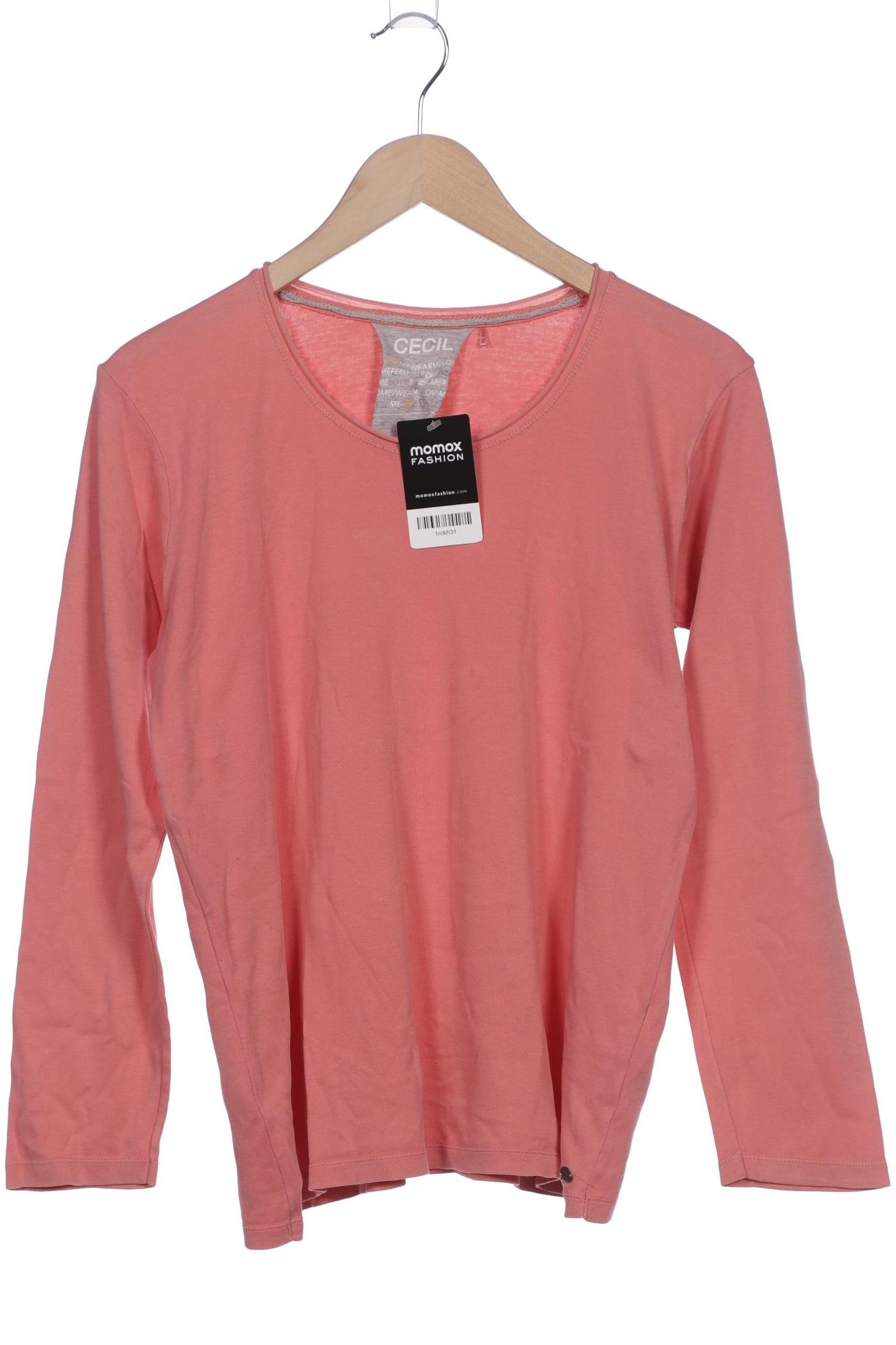 

Cecil Damen Langarmshirt, pink, Gr. 42