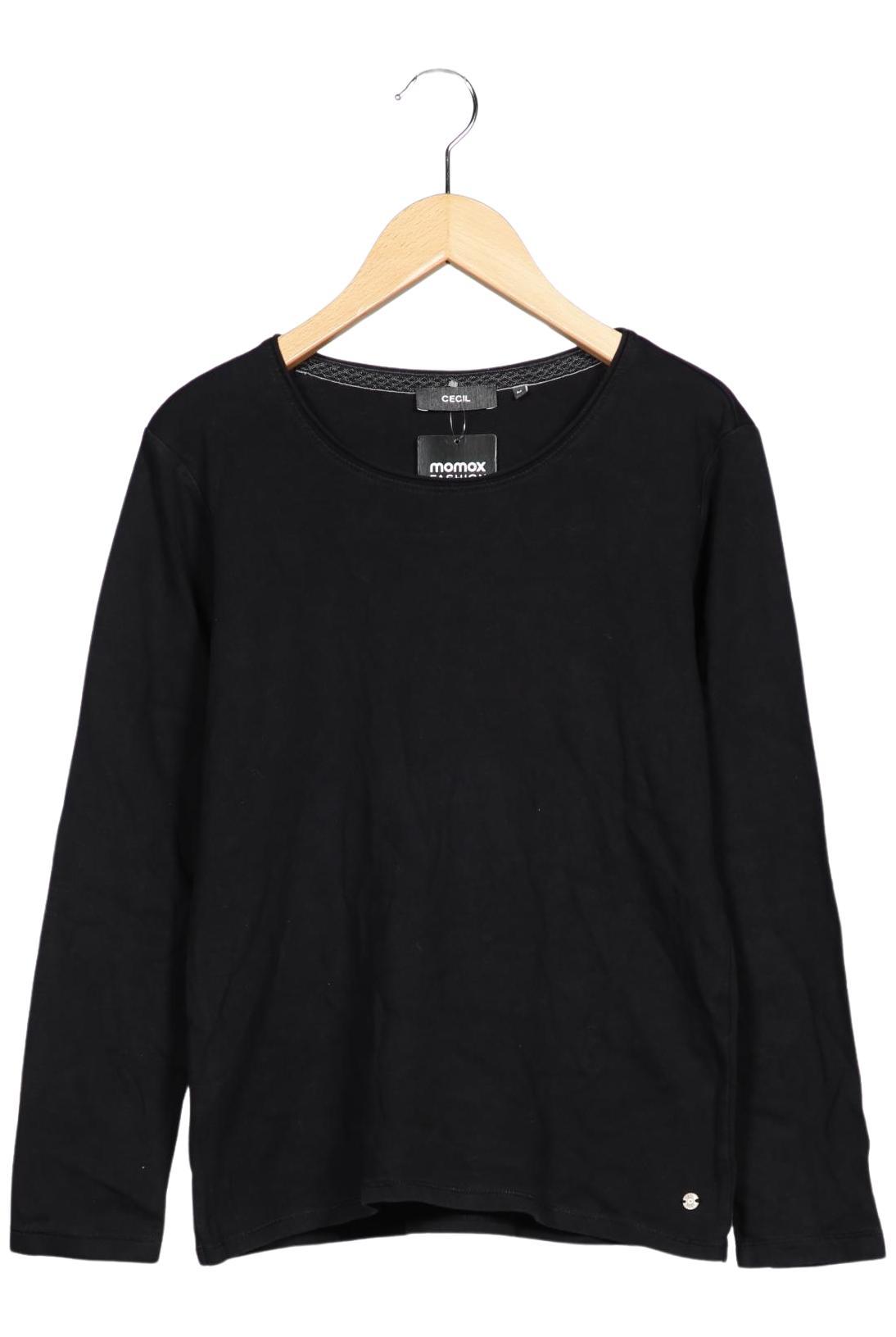 

Cecil Damen Langarmshirt, schwarz, Gr. 38