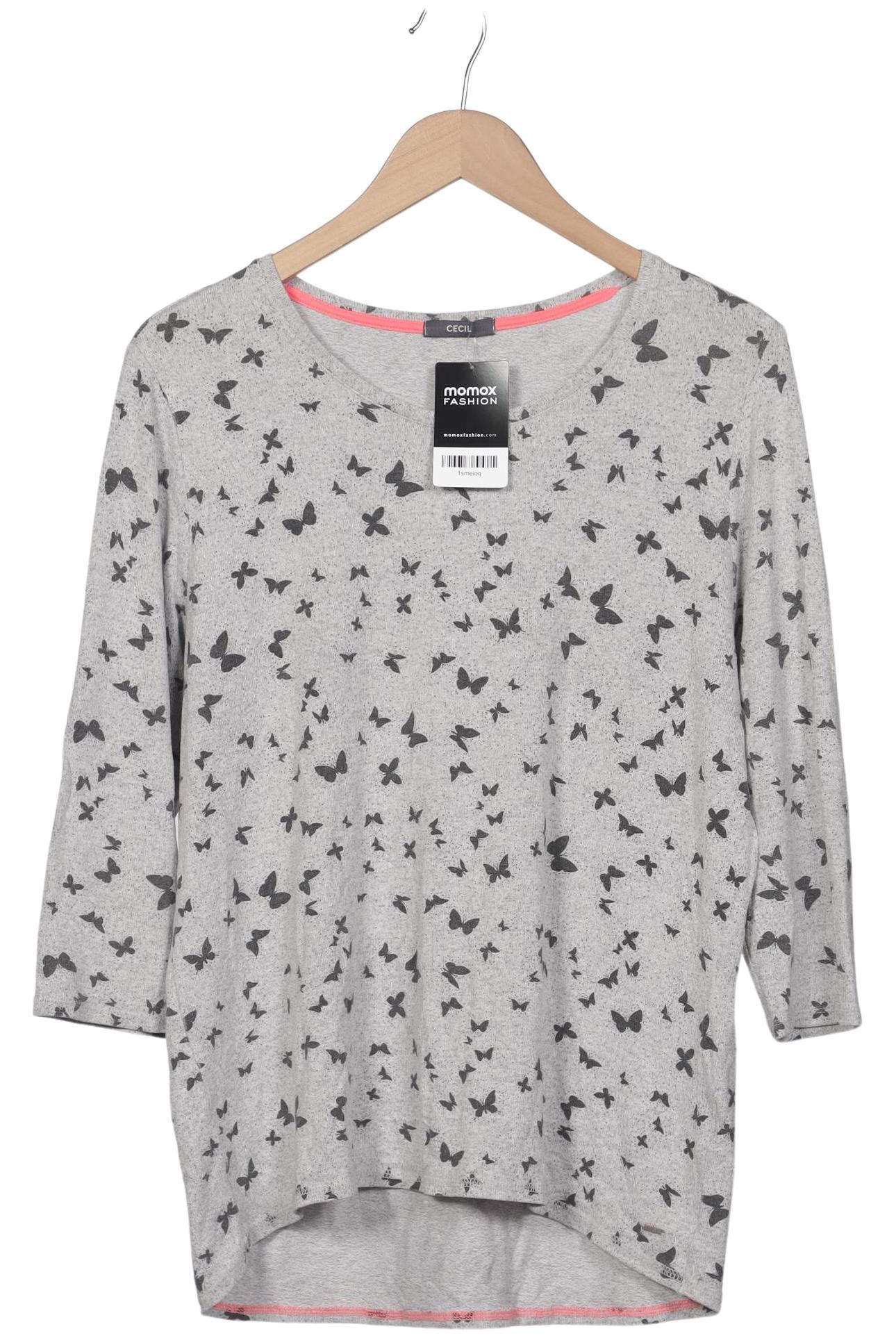 

Cecil Damen Langarmshirt, grau, Gr. 44