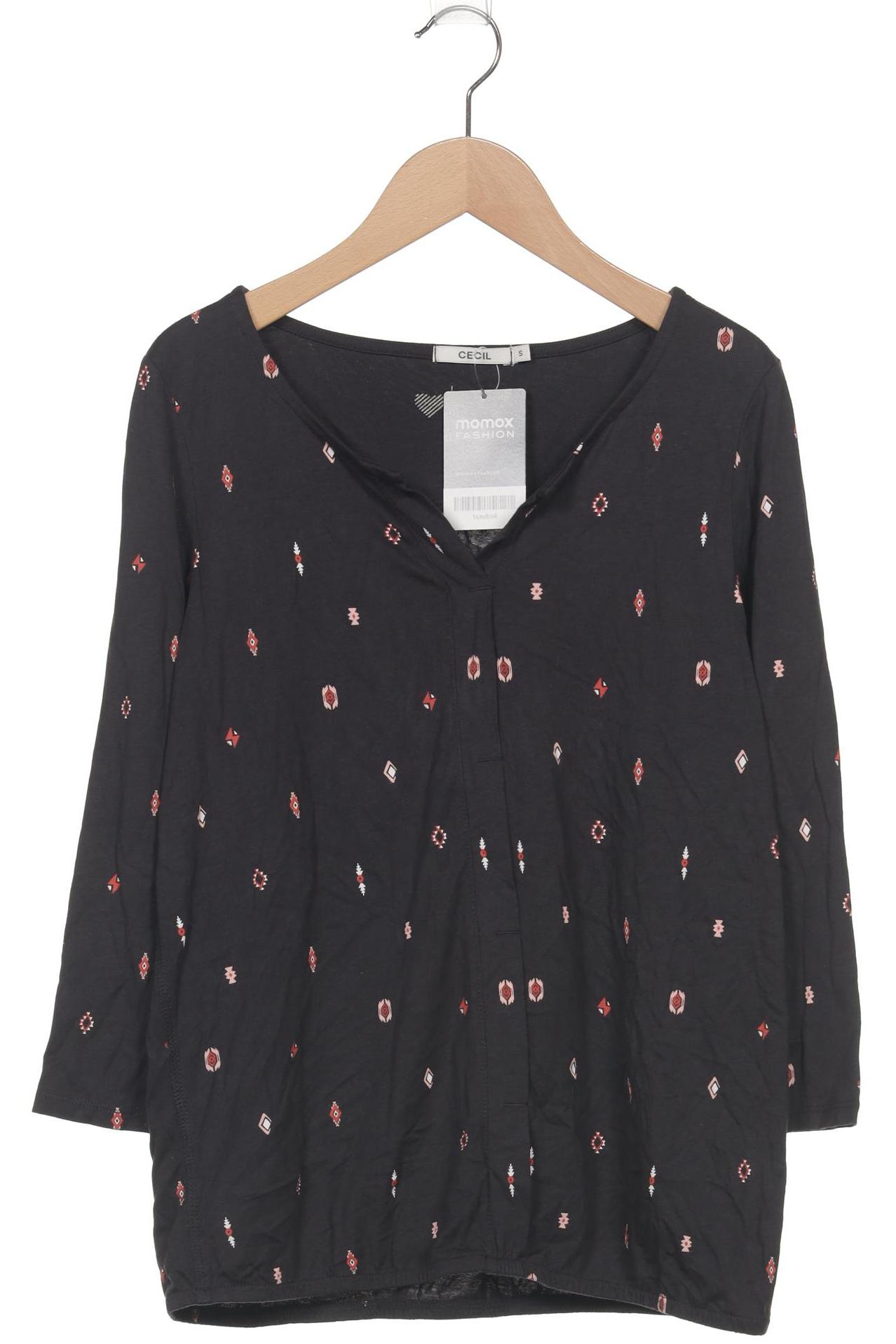 

Cecil Damen Langarmshirt, grau, Gr. 36