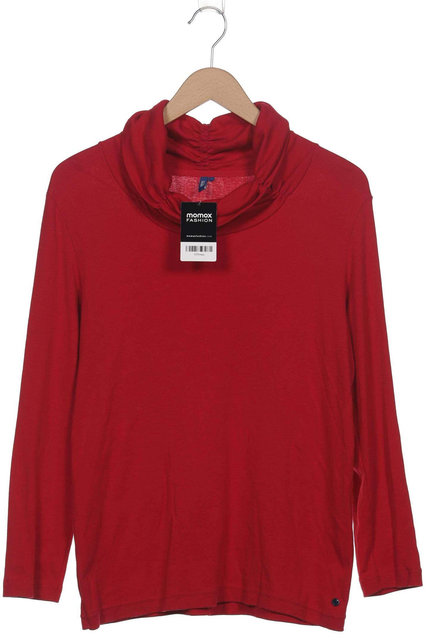 

Cecil Damen Langarmshirt, rot, Gr. 42