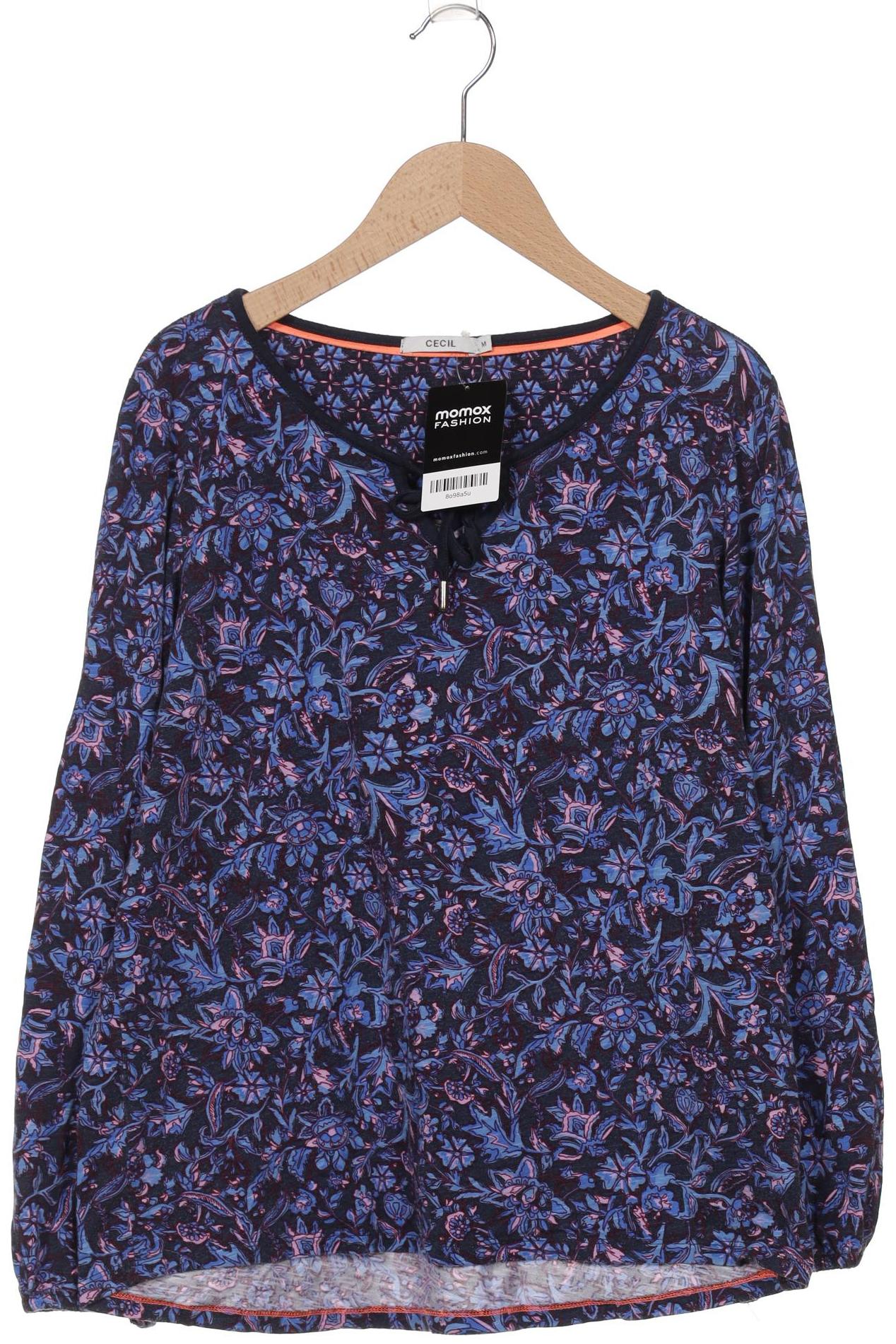 

Cecil Damen Langarmshirt, marineblau, Gr. 38