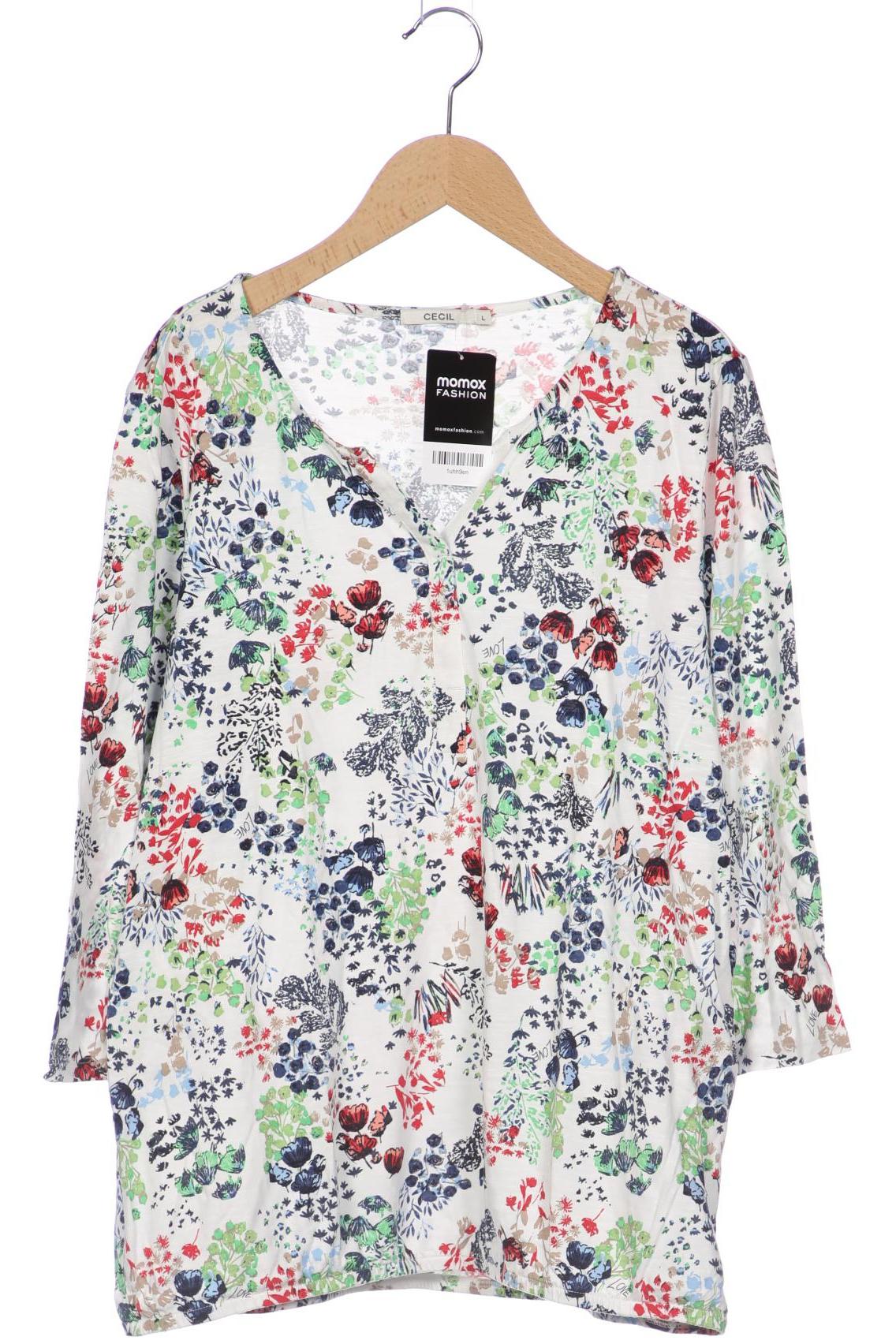 

CECIL Damen Langarmshirt, weiß