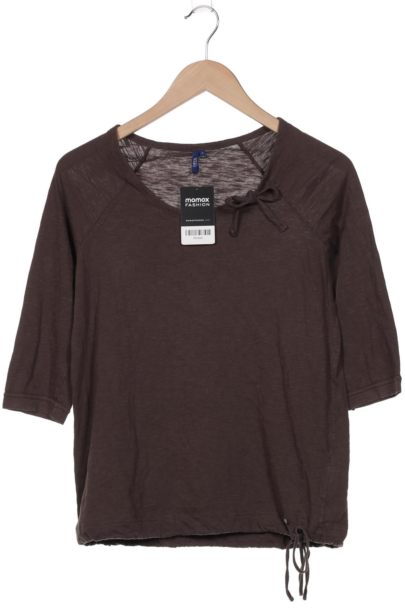 

Cecil Damen Langarmshirt, braun, Gr. 36