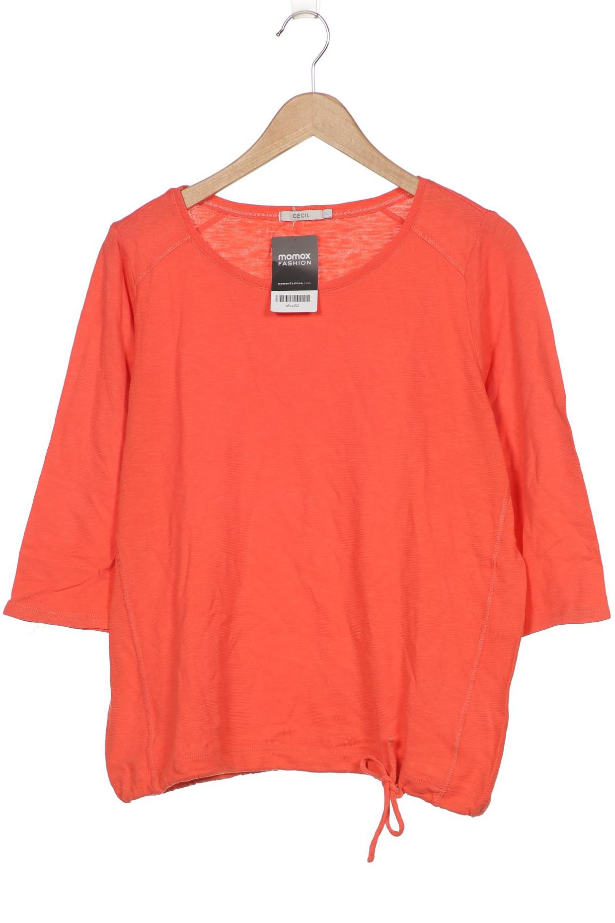 

CECIL Damen Langarmshirt, orange