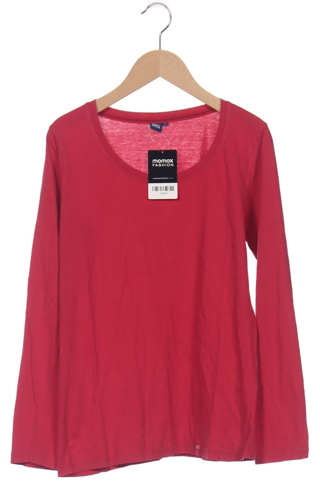 

Cecil Damen Langarmshirt, pink, Gr. 42