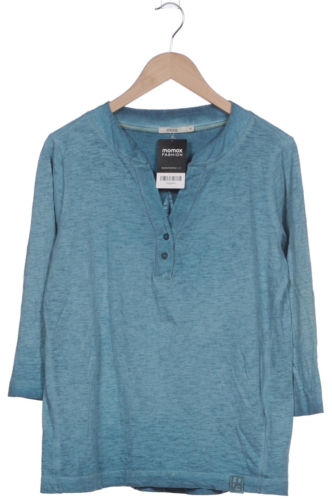 

Cecil Damen Langarmshirt, blau, Gr. 38