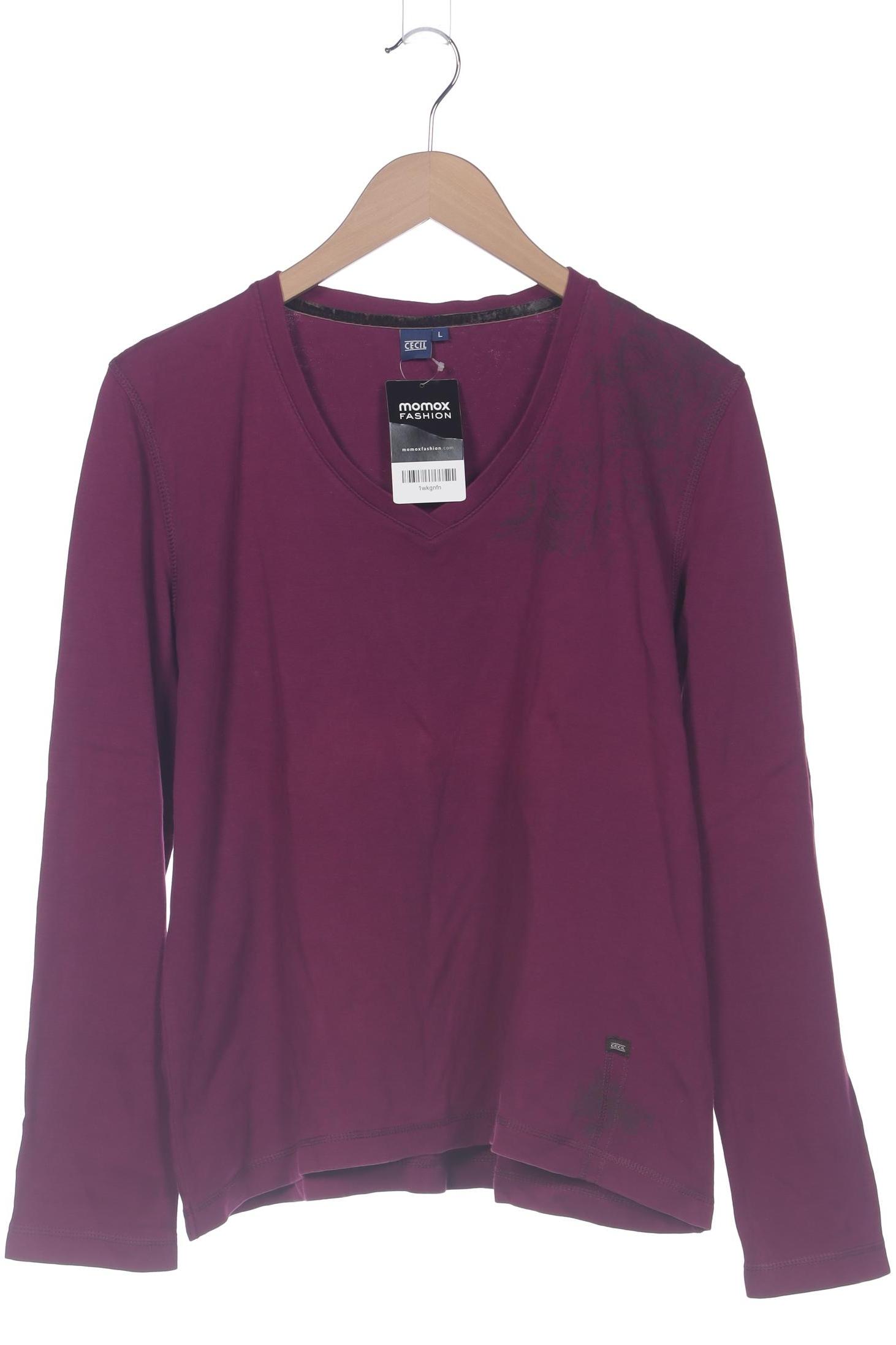 

Cecil Damen Langarmshirt, flieder, Gr. 42