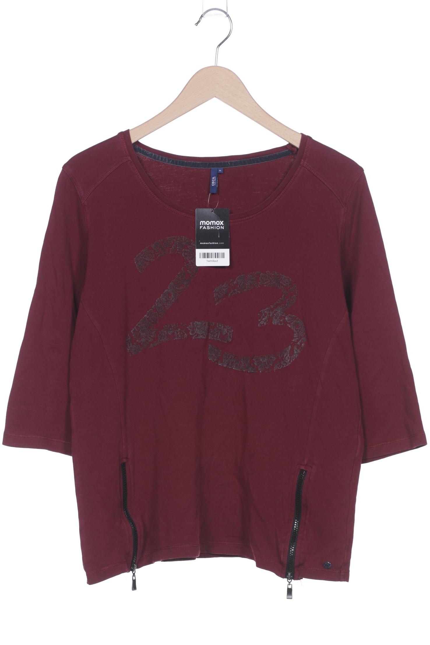 

Cecil Damen Langarmshirt, bordeaux, Gr. 44
