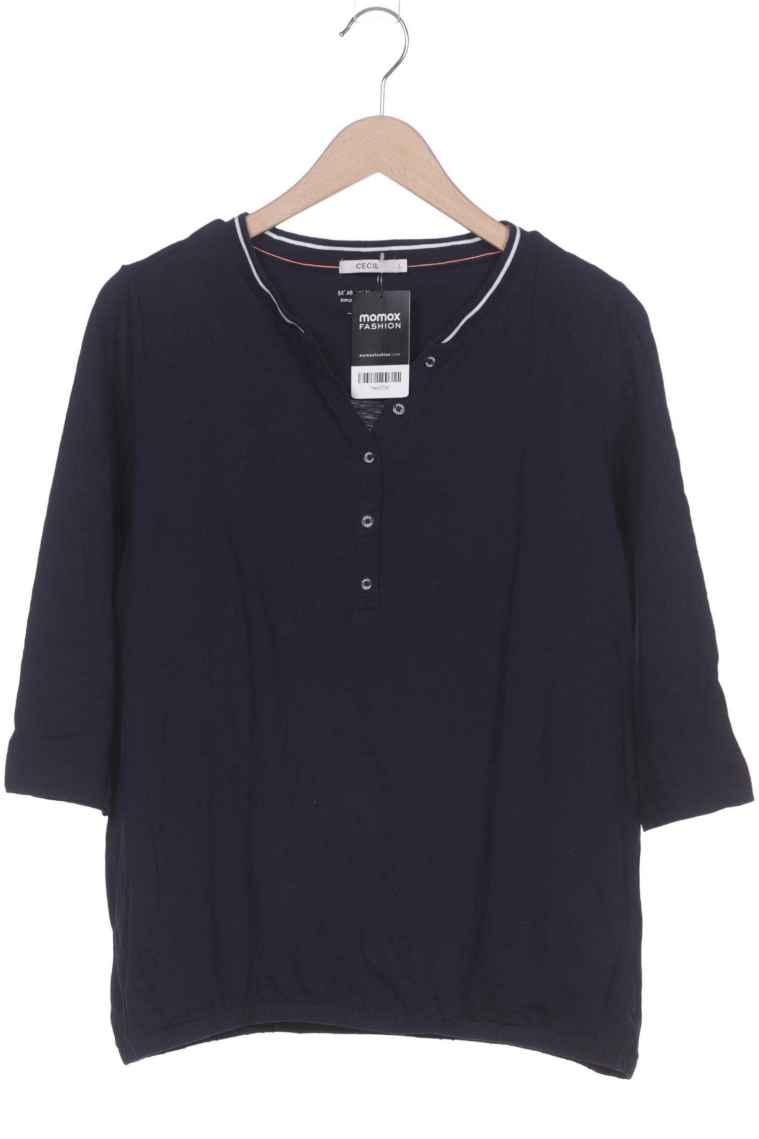 

CECIL Damen Langarmshirt, marineblau