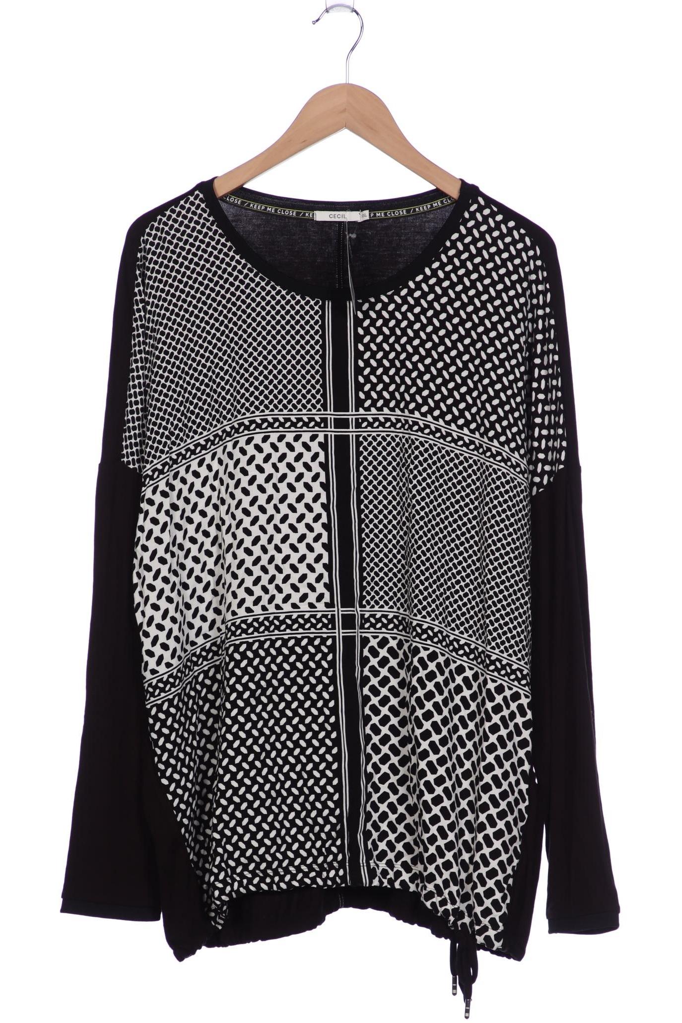 

Cecil Damen Langarmshirt, schwarz, Gr. 46