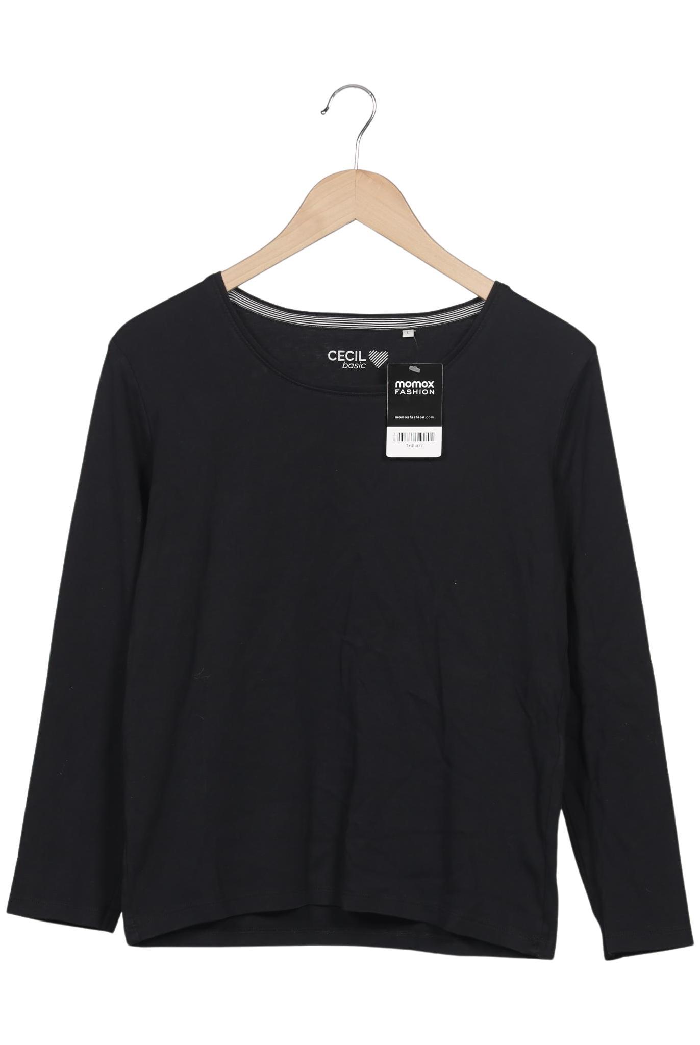 

Cecil Damen Langarmshirt, marineblau, Gr. 42