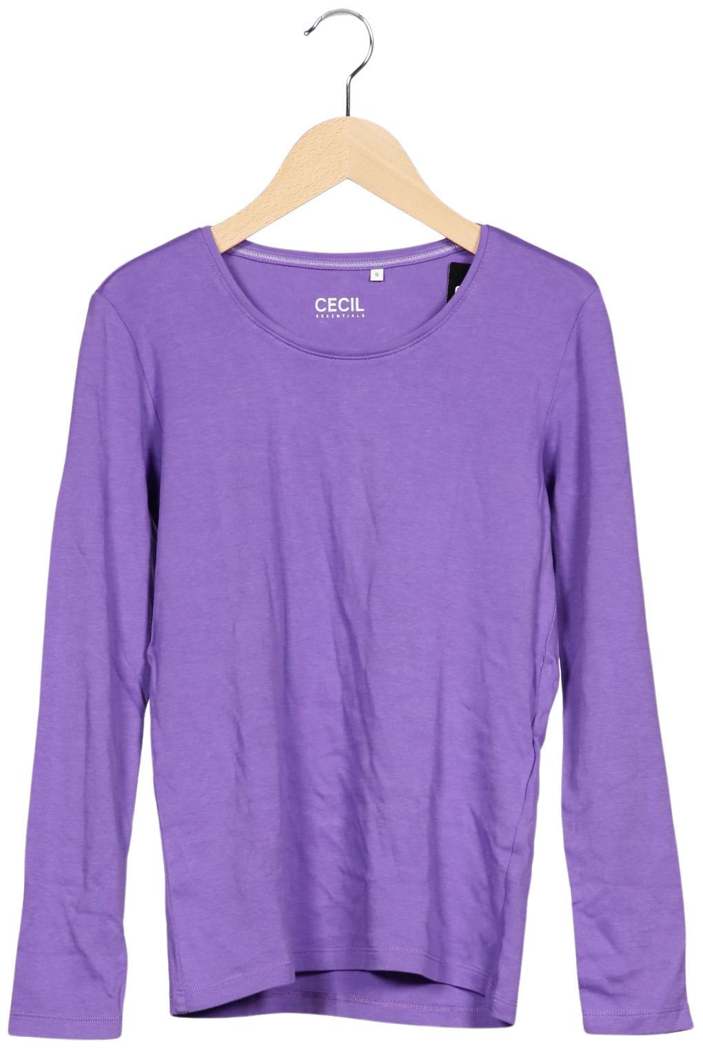 

Cecil Damen Langarmshirt, flieder, Gr. 36