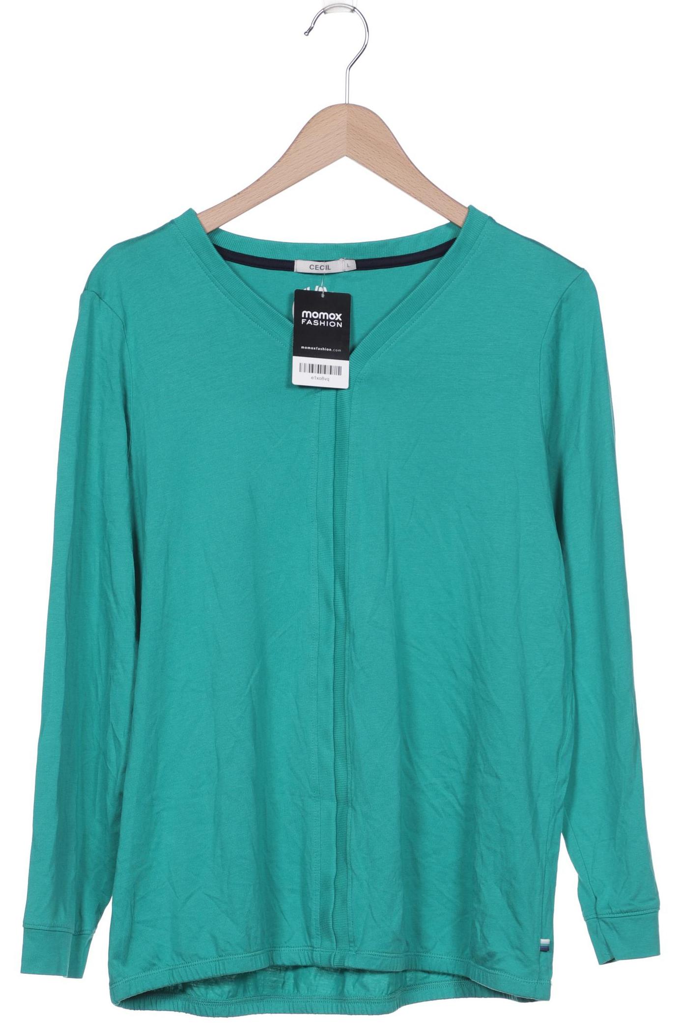 

Cecil Damen Langarmshirt, grün, Gr. 42