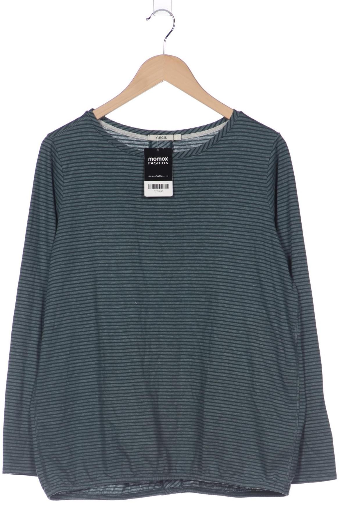 

Cecil Damen Langarmshirt, grau, Gr. 42