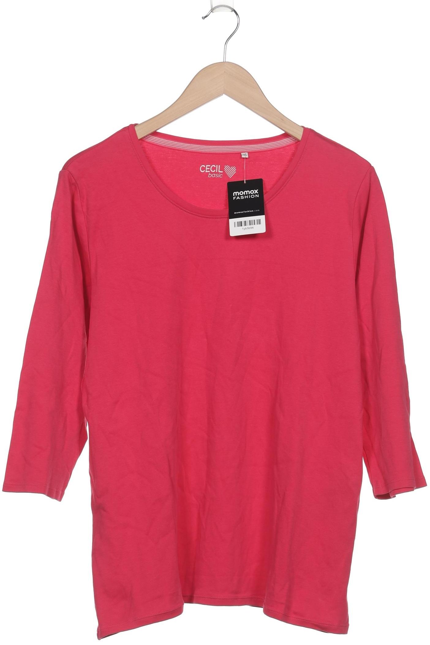 

Cecil Damen Langarmshirt, pink, Gr. 46