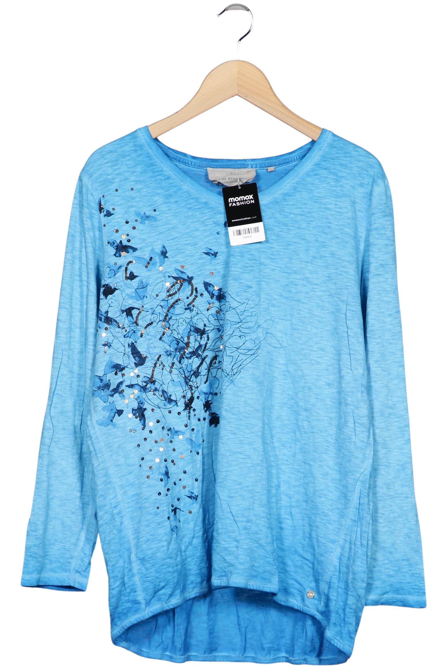 

Cecil Damen Langarmshirt, hellblau, Gr. 44