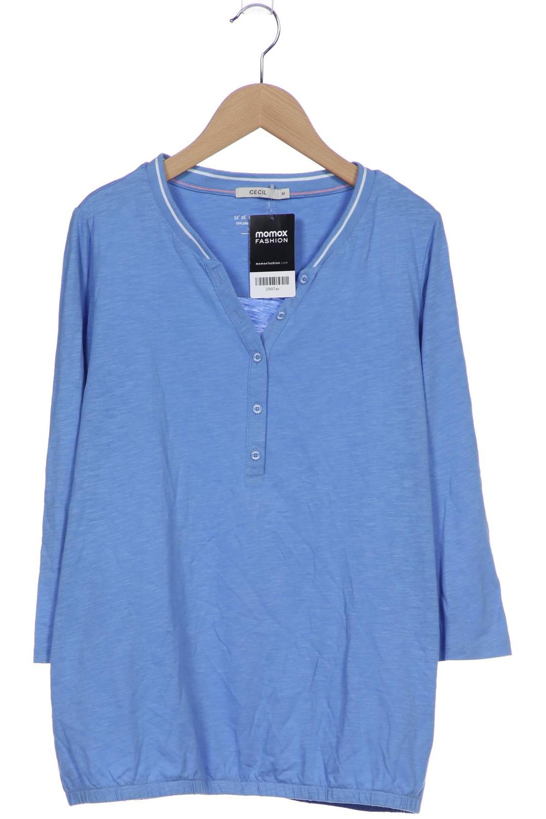 

Cecil Damen Langarmshirt, blau, Gr. 38