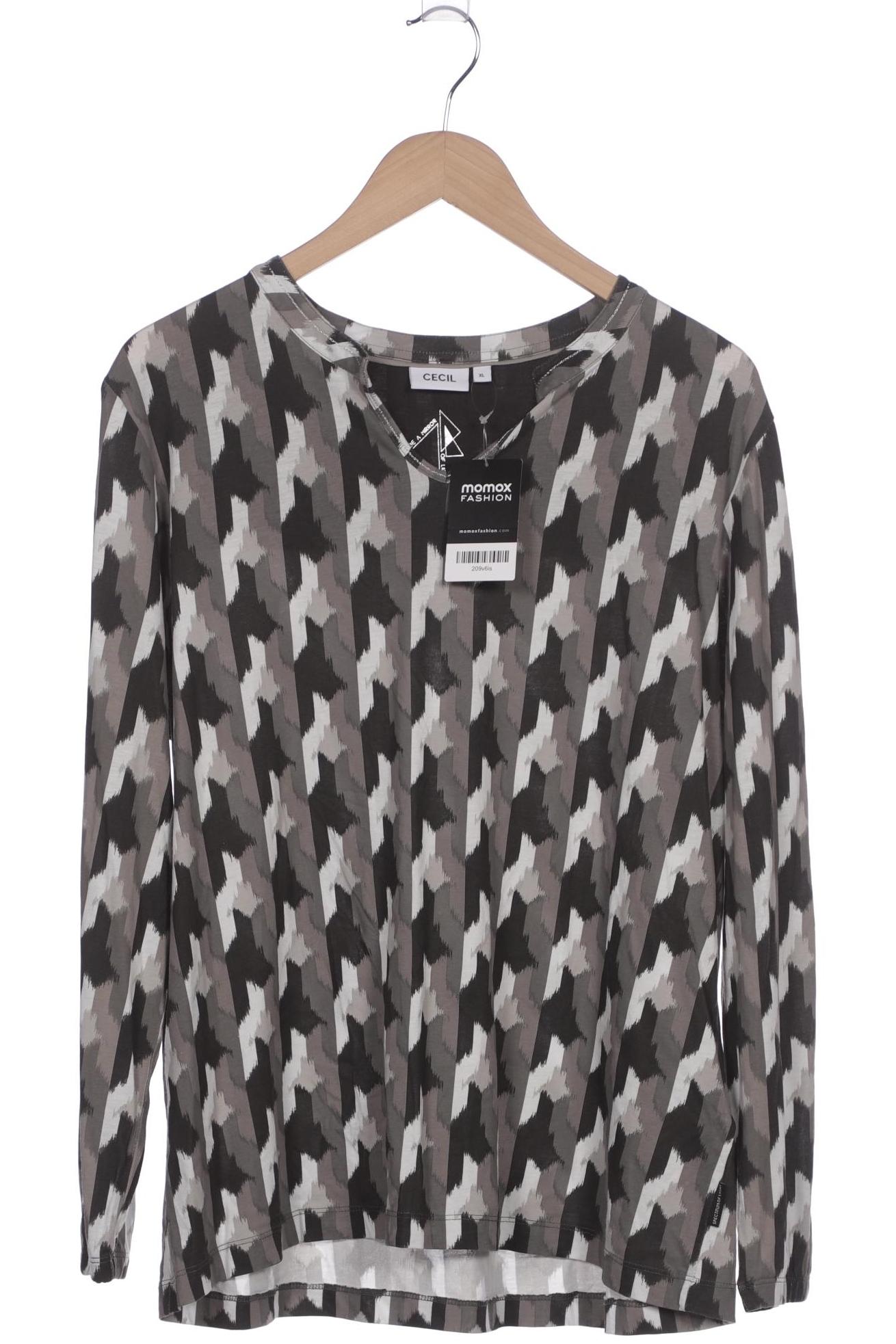 

Cecil Damen Langarmshirt, grau, Gr. 44
