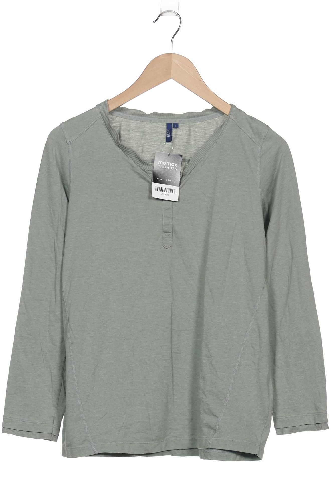 

Cecil Damen Langarmshirt, türkis, Gr. 38