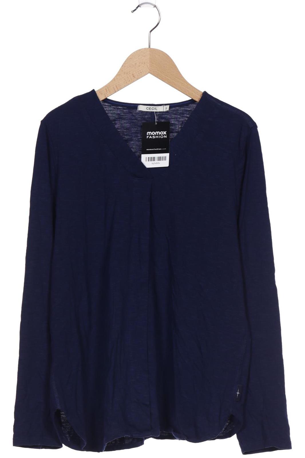 

Cecil Damen Langarmshirt, marineblau, Gr. 36
