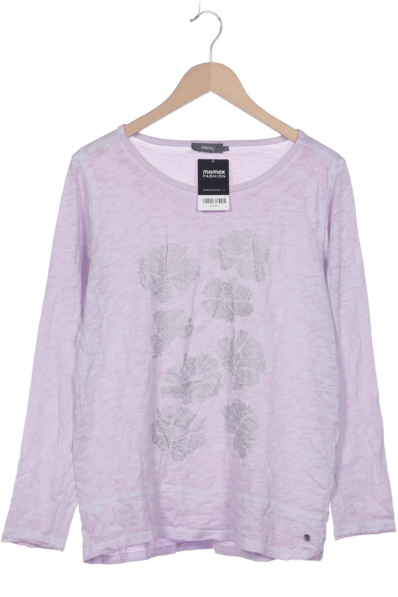

Cecil Damen Langarmshirt, flieder, Gr. 42