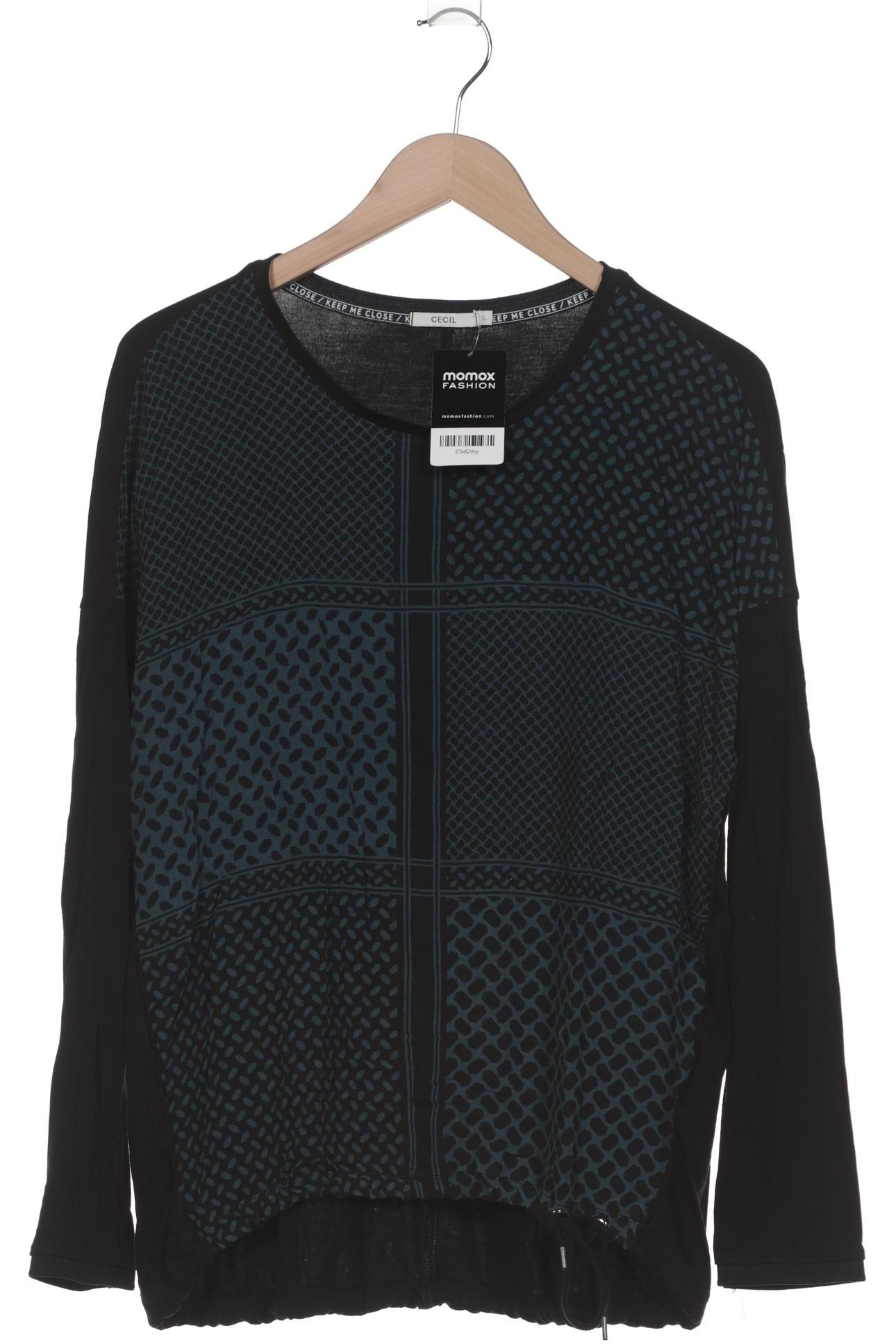 

Cecil Damen Langarmshirt, schwarz, Gr. 42