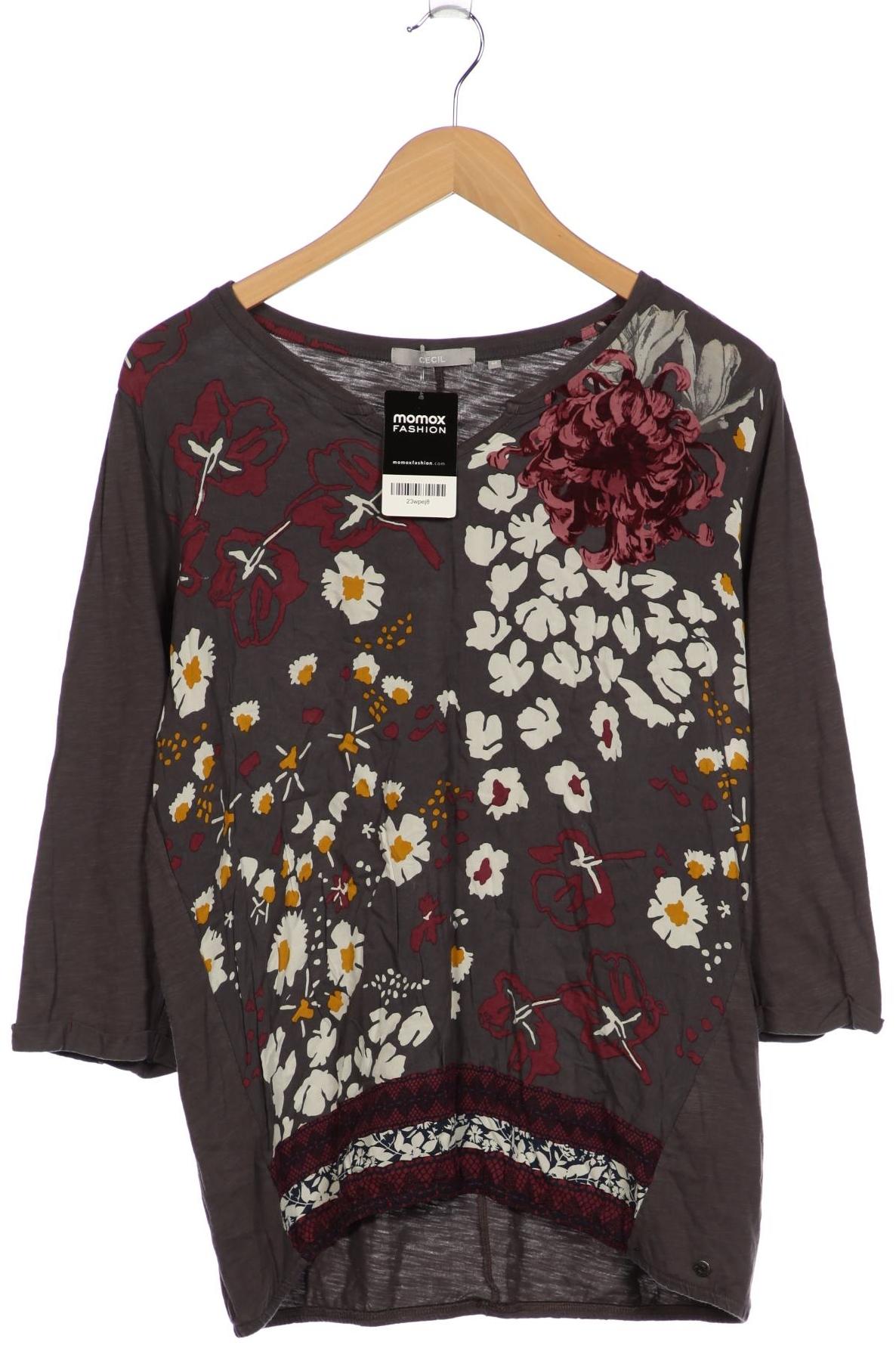 

Cecil Damen Langarmshirt, grau, Gr. 38