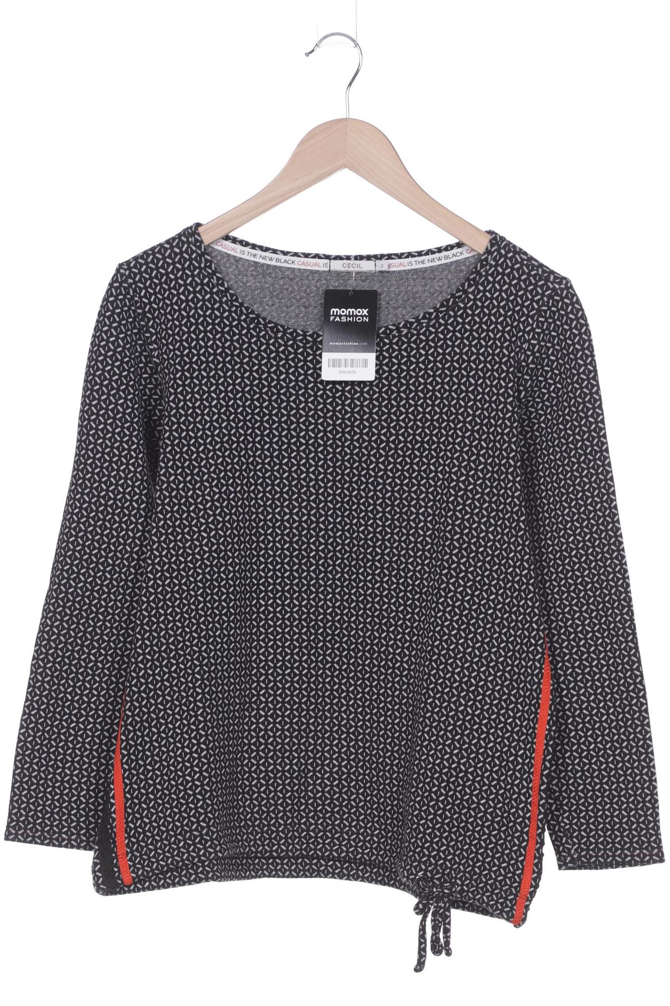 

Cecil Damen Langarmshirt, schwarz, Gr. 36