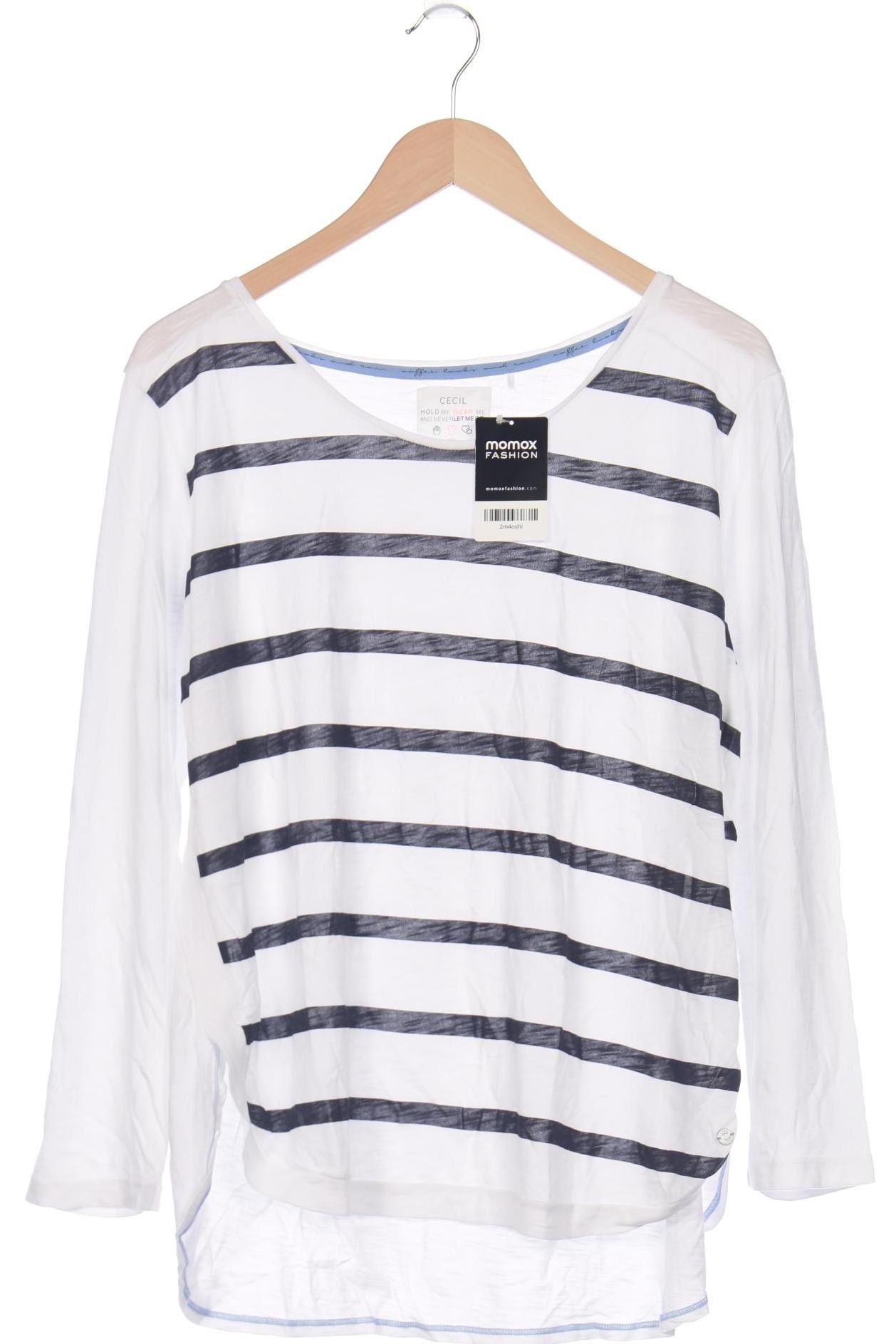 

Cecil Damen Langarmshirt, weiß, Gr. 46
