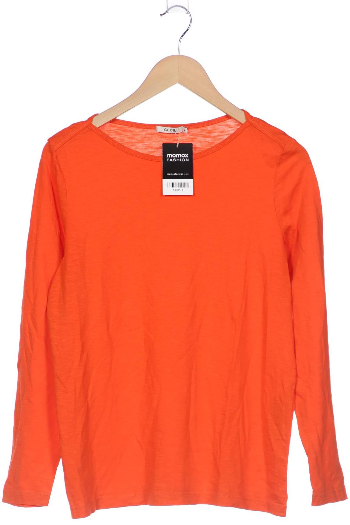 

CECIL Damen Langarmshirt, orange
