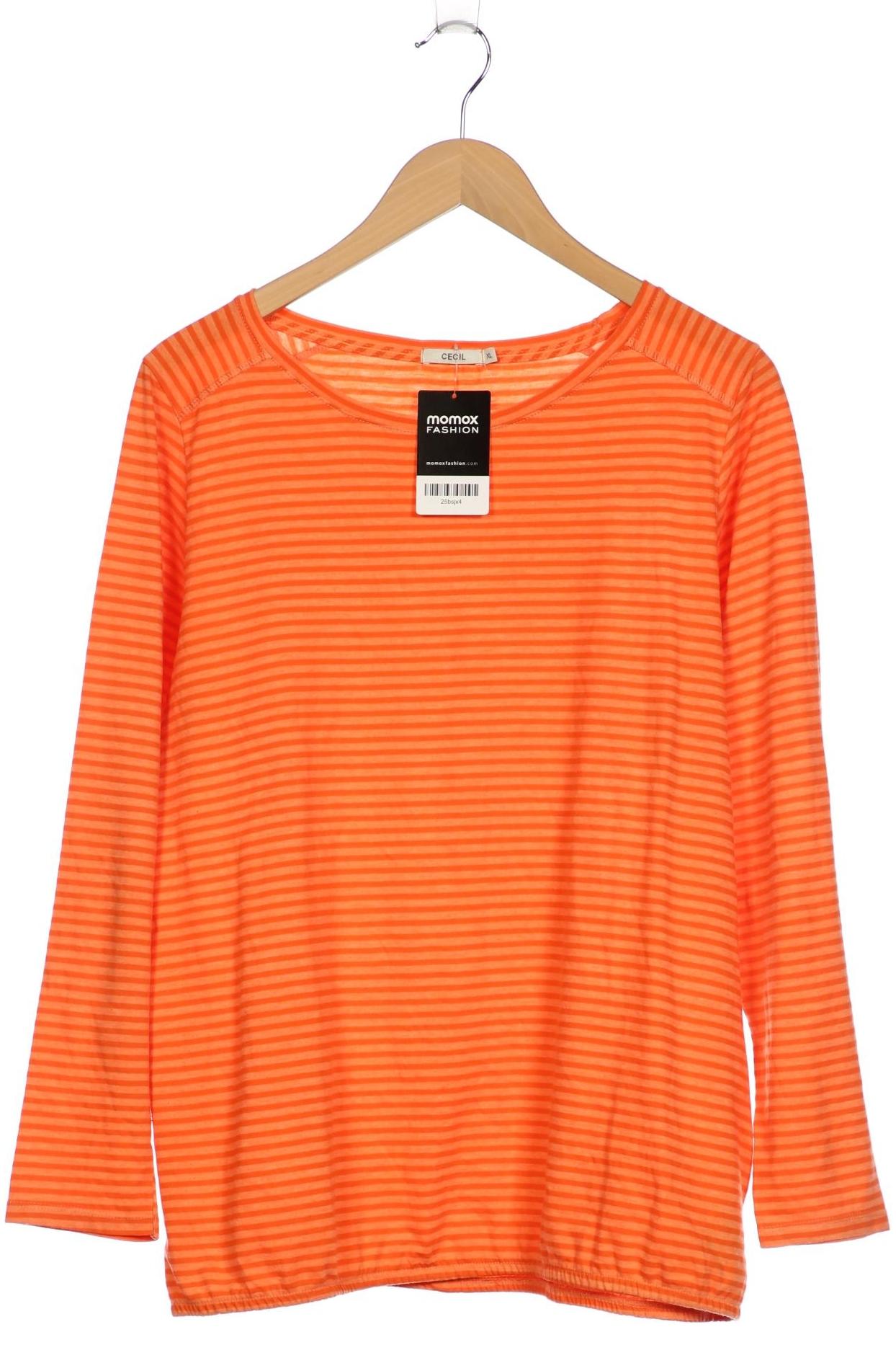 

Cecil Damen Langarmshirt, orange, Gr. 44