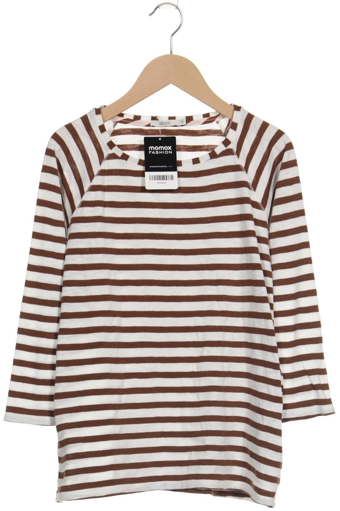 

Cecil Damen Langarmshirt, braun, Gr. 36