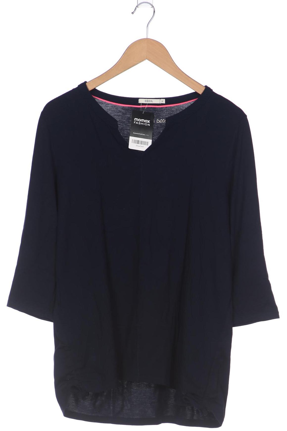 

Cecil Damen Langarmshirt, marineblau, Gr. 44