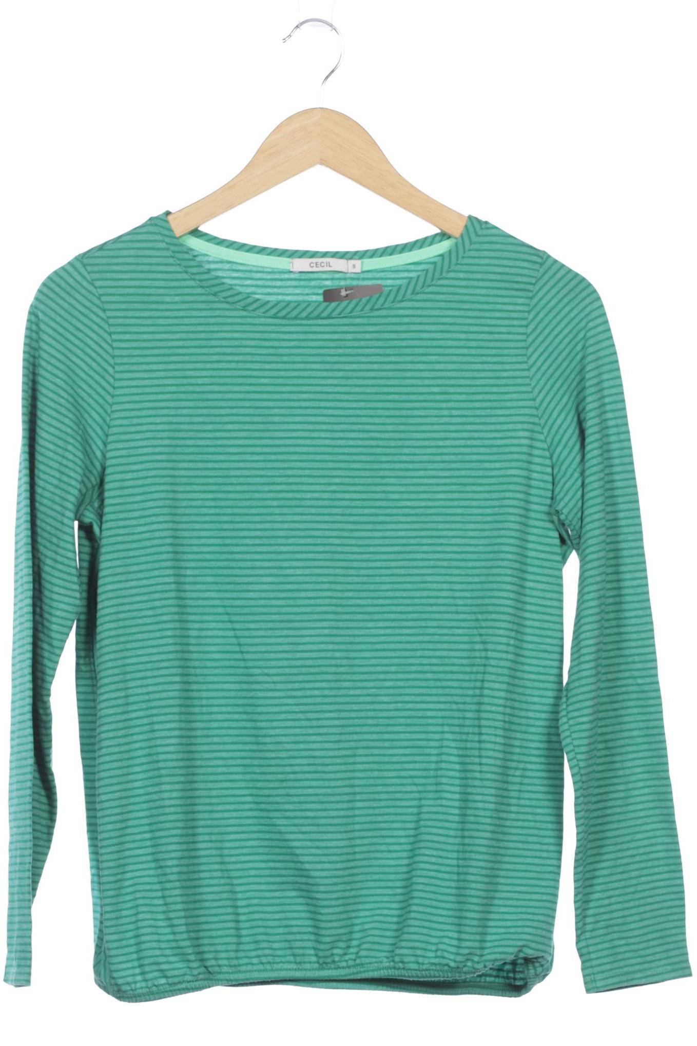 

Cecil Damen Langarmshirt, grün, Gr. 36