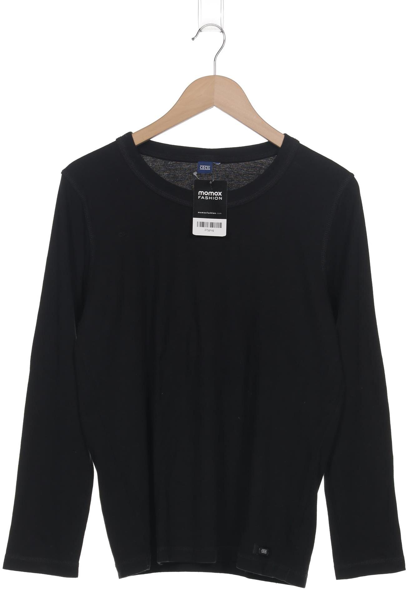 

Cecil Damen Langarmshirt, schwarz, Gr. 42
