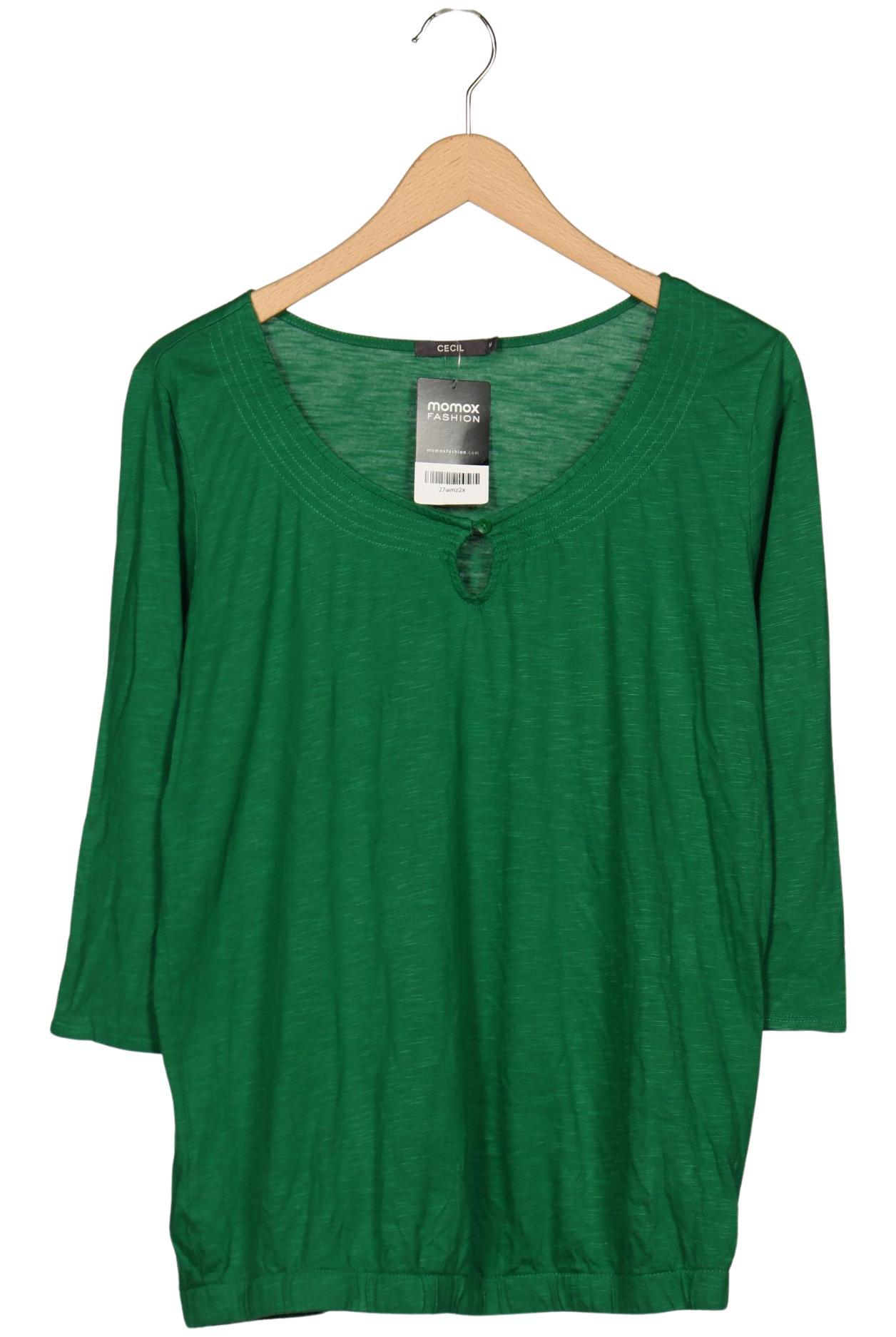 

Cecil Damen Langarmshirt, grün, Gr. 38