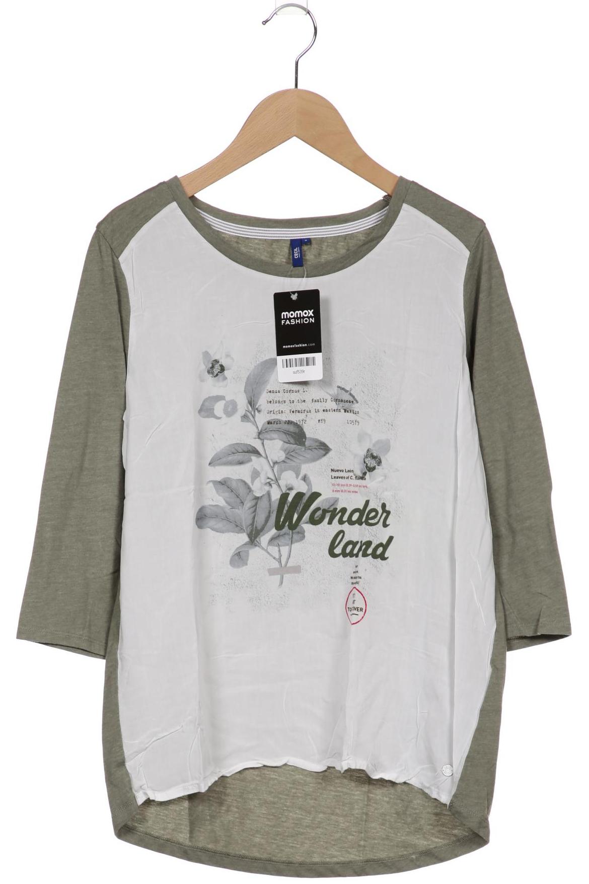 

Cecil Damen Langarmshirt, grün, Gr. 36
