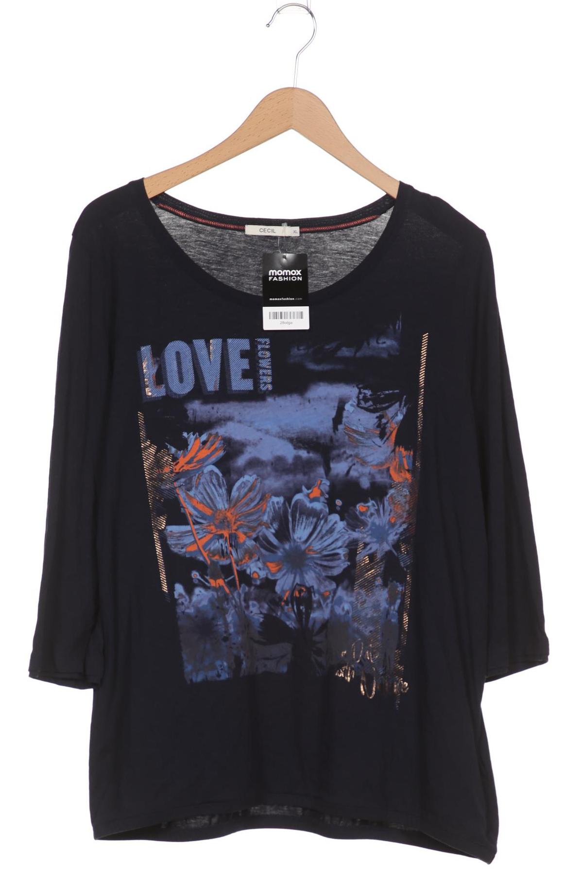 

CECIL Damen Langarmshirt, marineblau