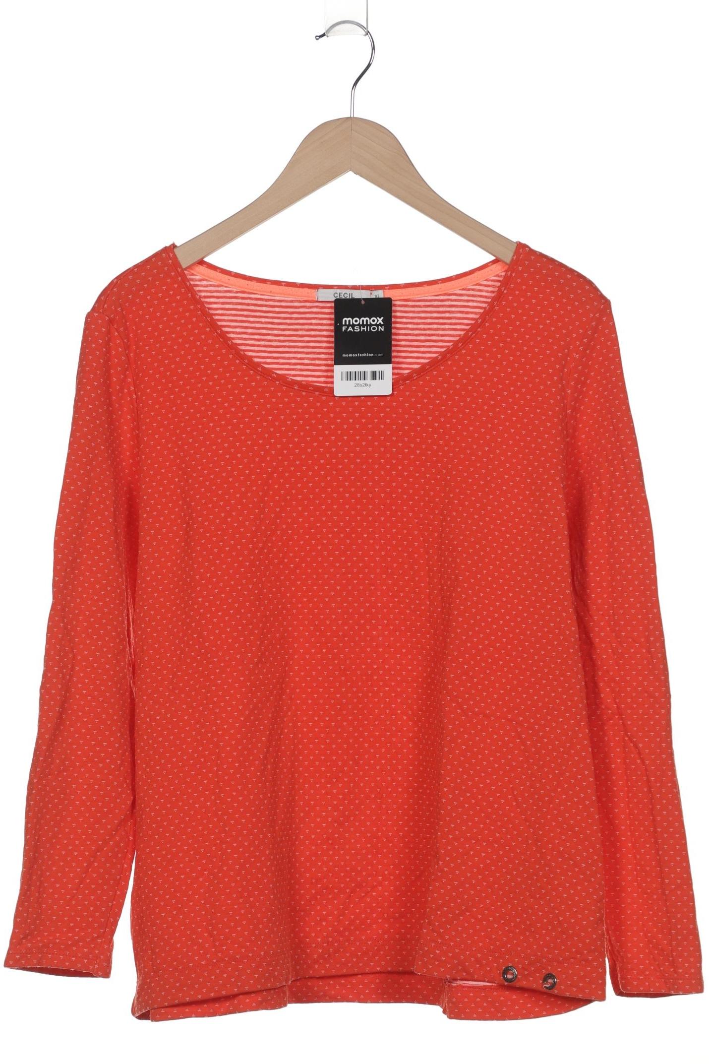 

Cecil Damen Langarmshirt, rot, Gr. 44