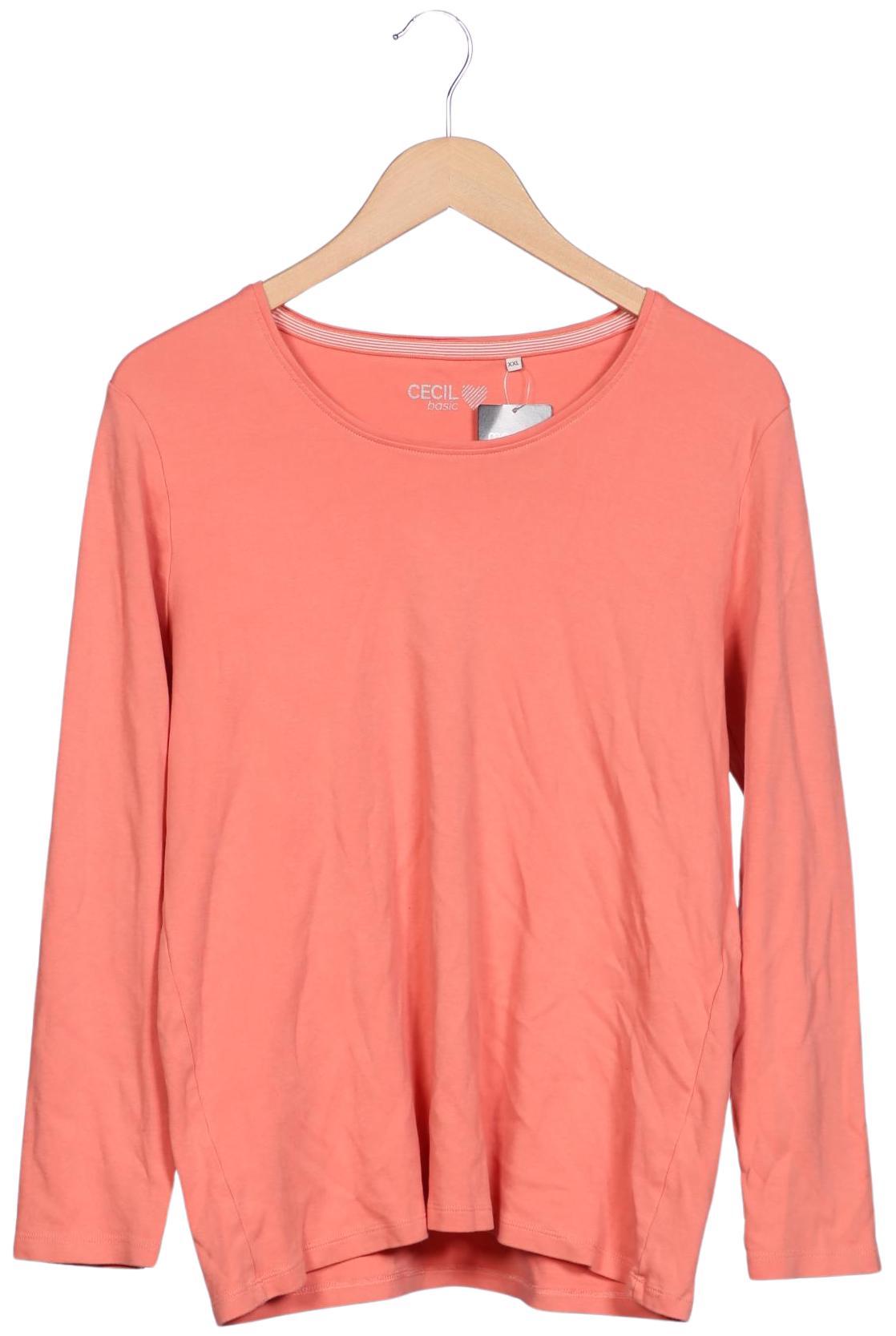 

Cecil Damen Langarmshirt, pink, Gr. 46